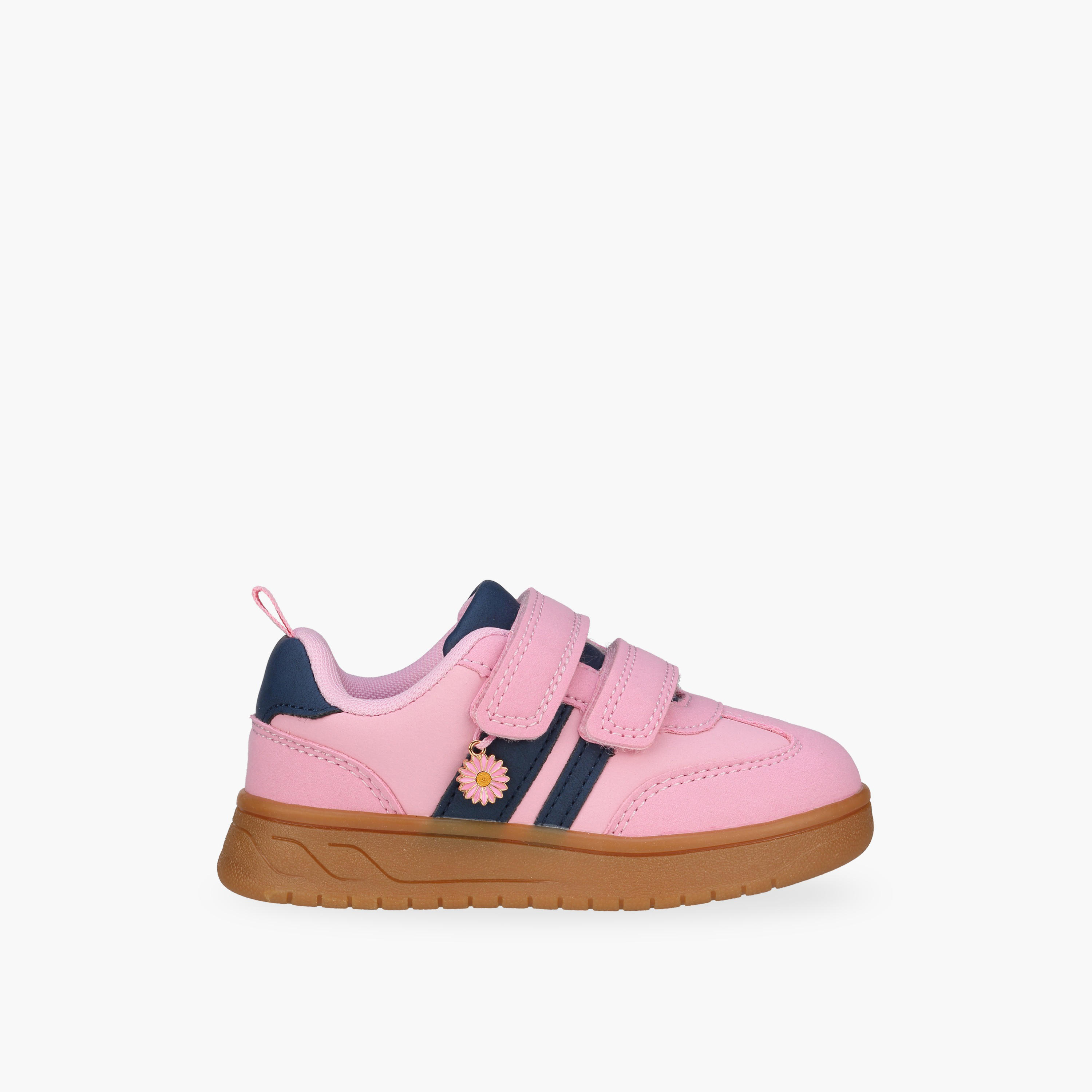 Flora Bella Girls Hook & Loop Ankle Sneakers-girls-shoes-sneakers-image-3