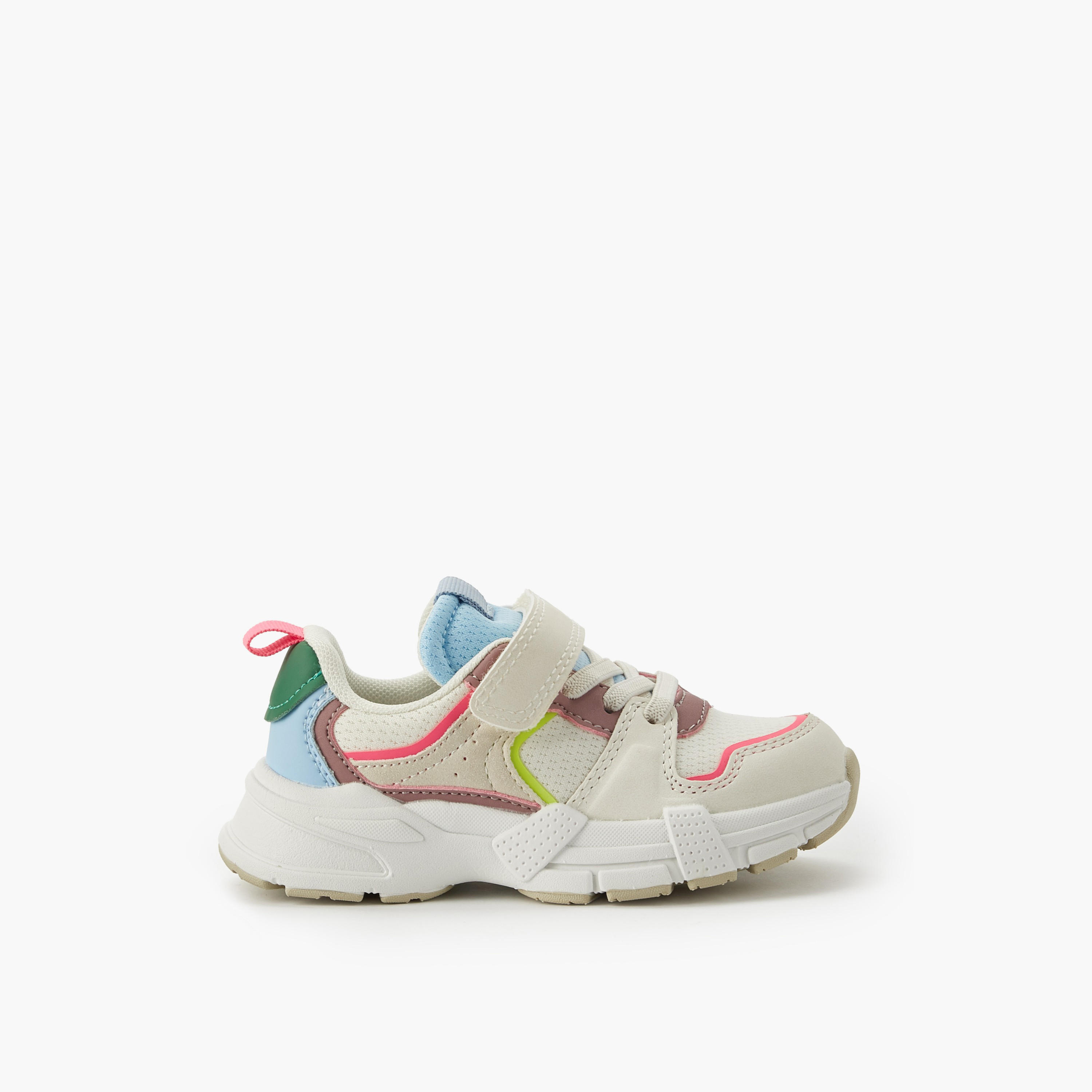 حذاء سنيكرز بشريط إغلاق لاصق للبنات من جونيورز-girls-shoes-sneakers-image-3