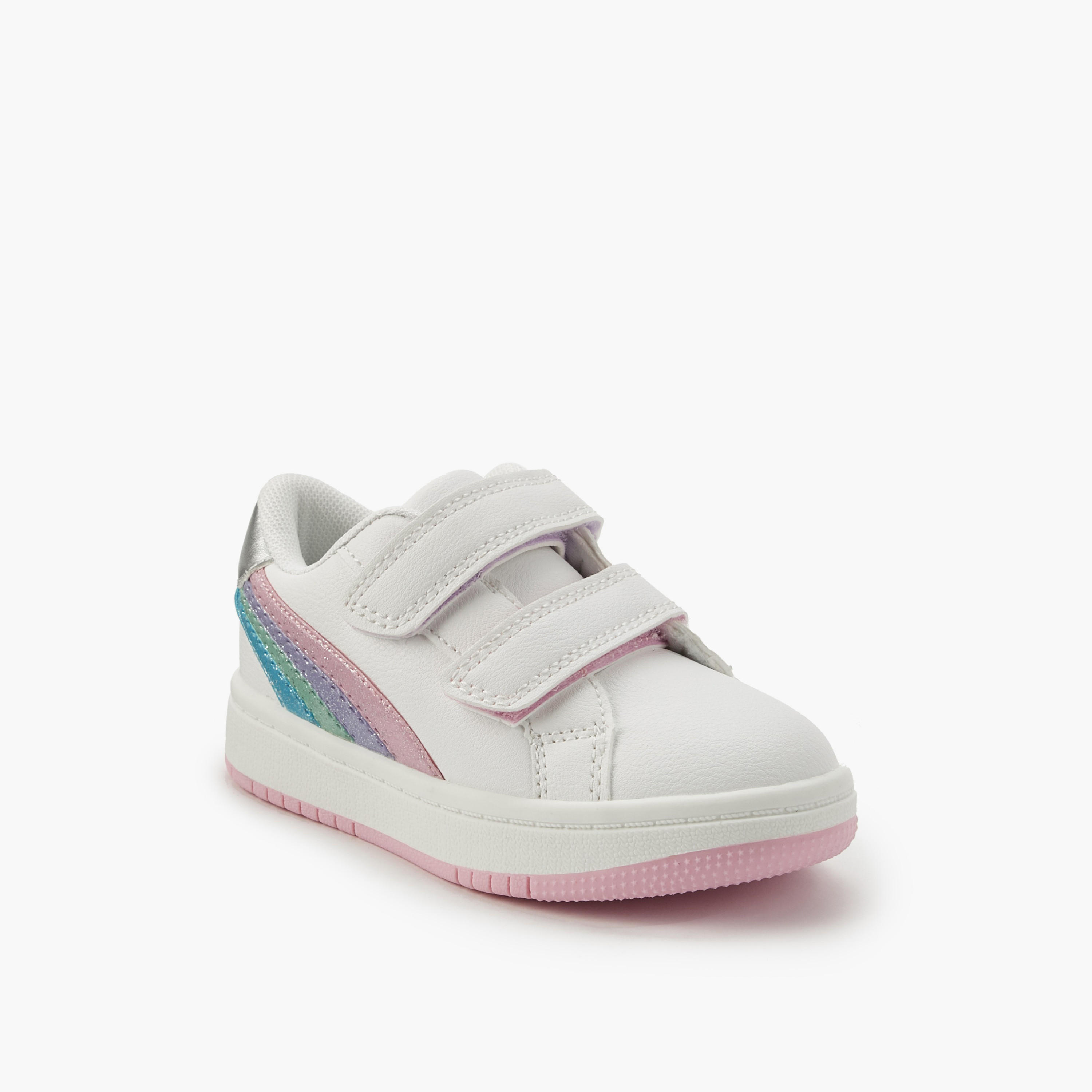 Juniors Girls Hook & Loop Ankle Sneakers-girls-shoes-sneakers-image-2
