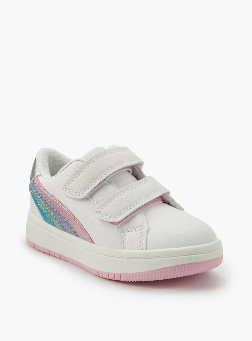Juniors Girls Hook & Loop Ankle Sneakers-girls-shoes-sneakers-image-2