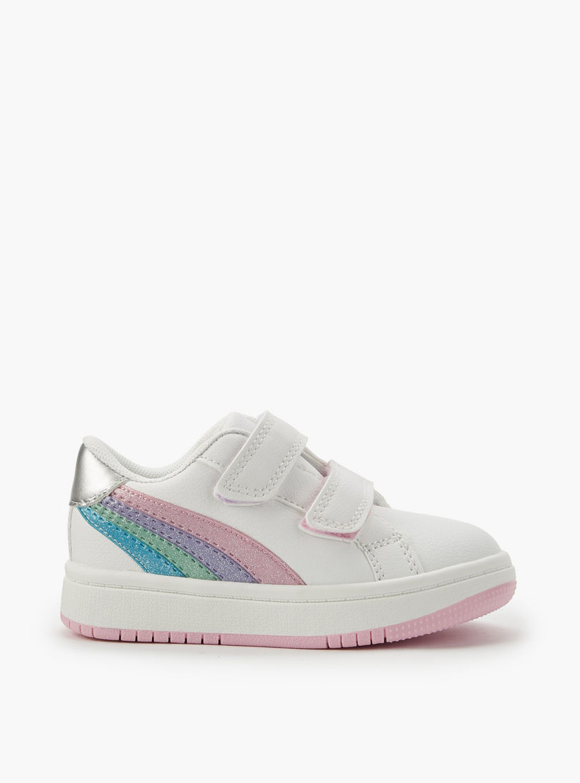 Juniors Girls Hook & Loop Ankle Sneakers-girls-shoes-sneakers-image-3