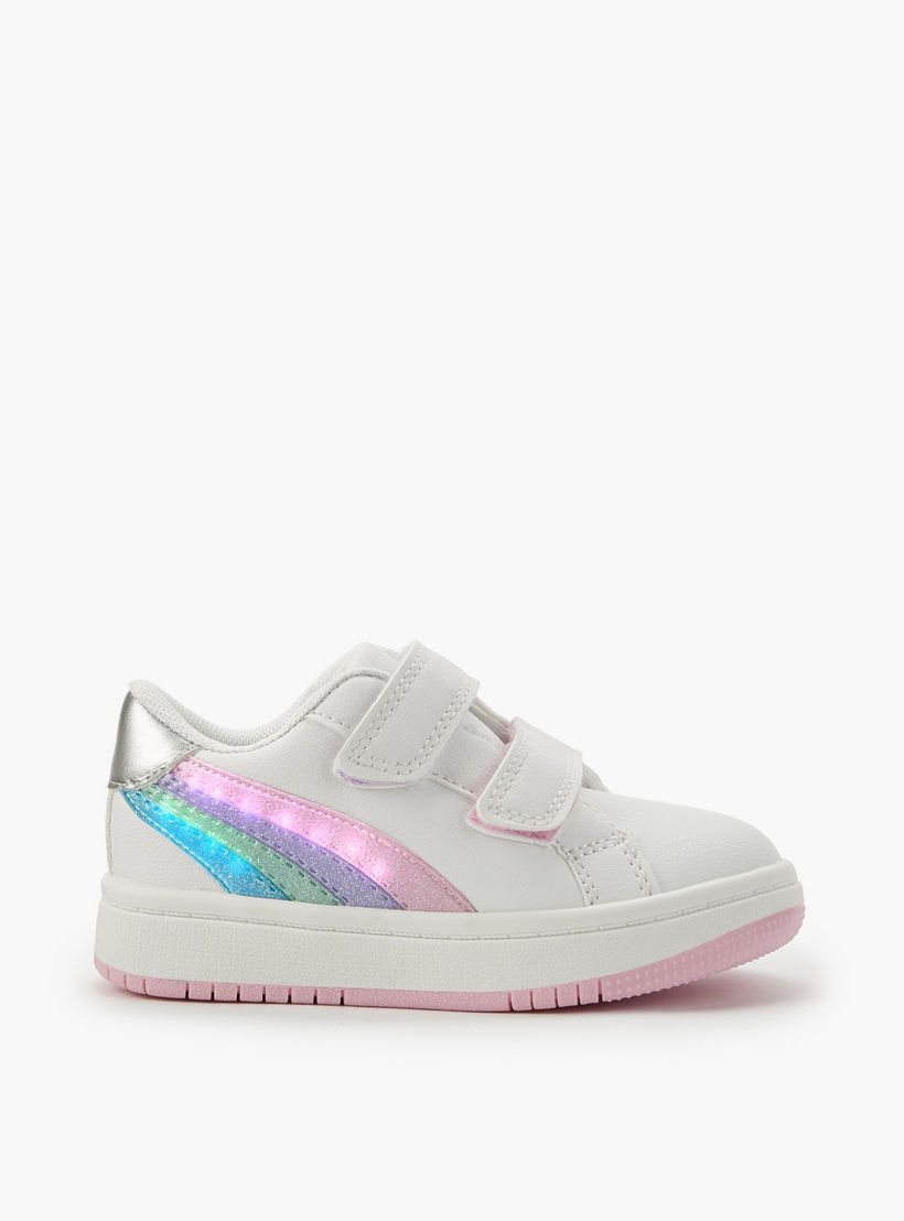 Juniors Girls Hook & Loop Ankle Sneakers-girls-shoes-sneakers-image-4