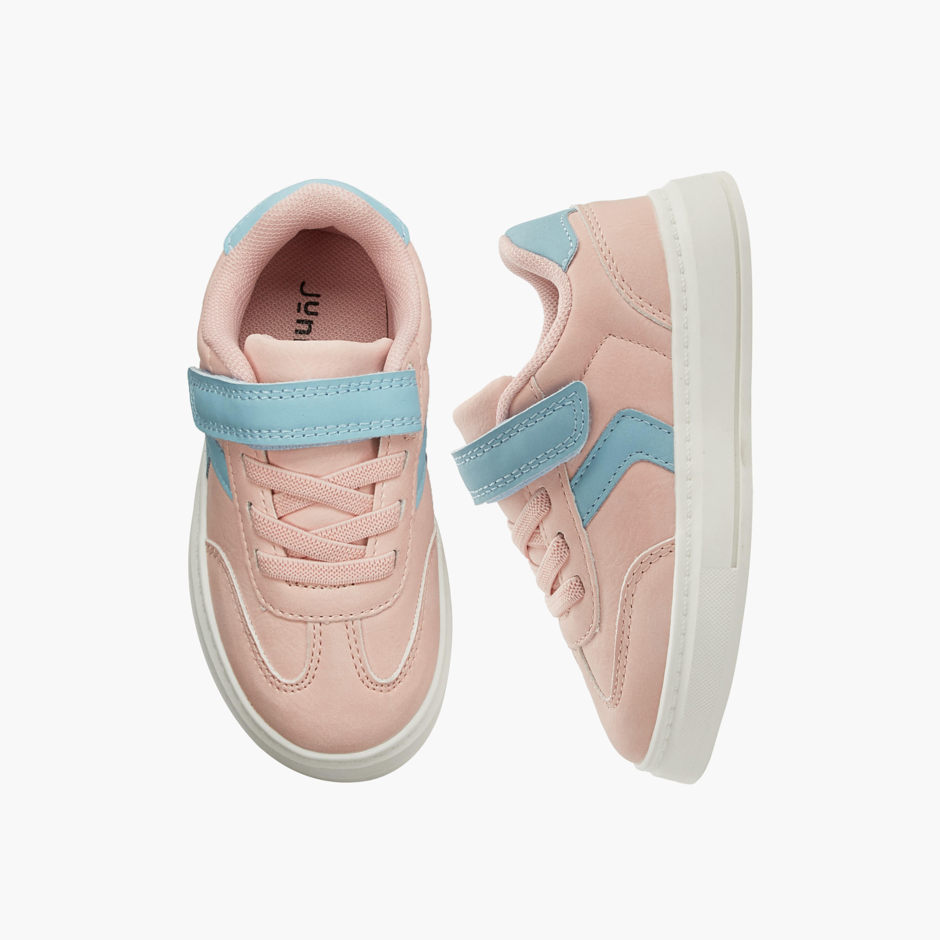 Juniors Girls Hook & Loop Ankle Sneakers-girls-shoes-sneakers-image-1