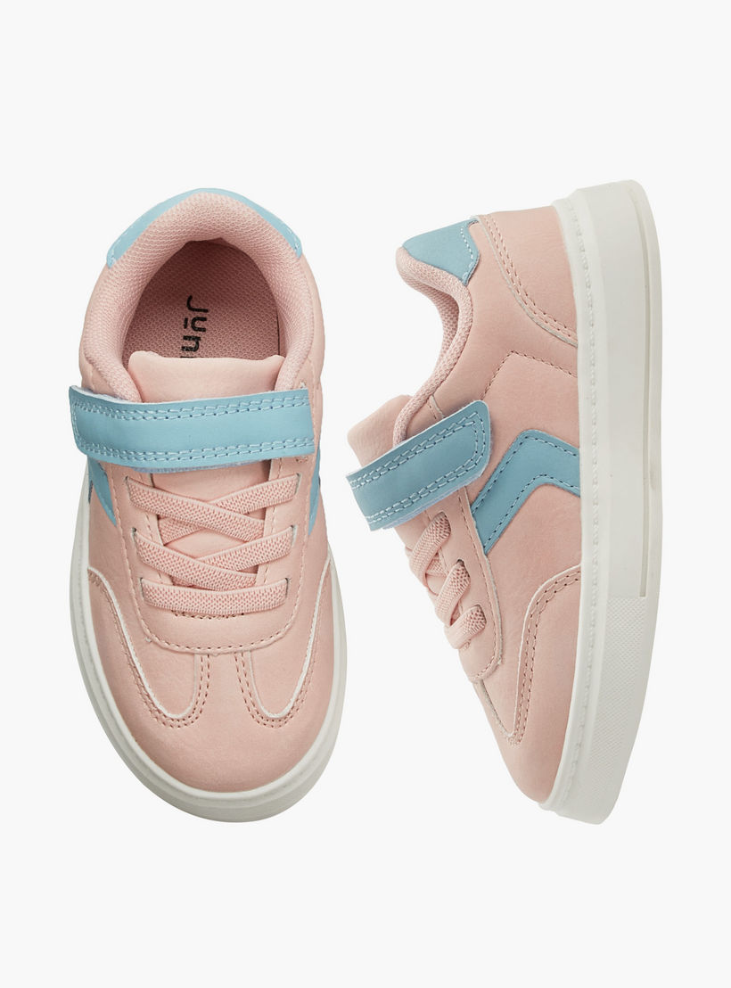 Juniors Girls Hook & Loop Ankle Sneakers-girls-shoes-sneakers-image-1