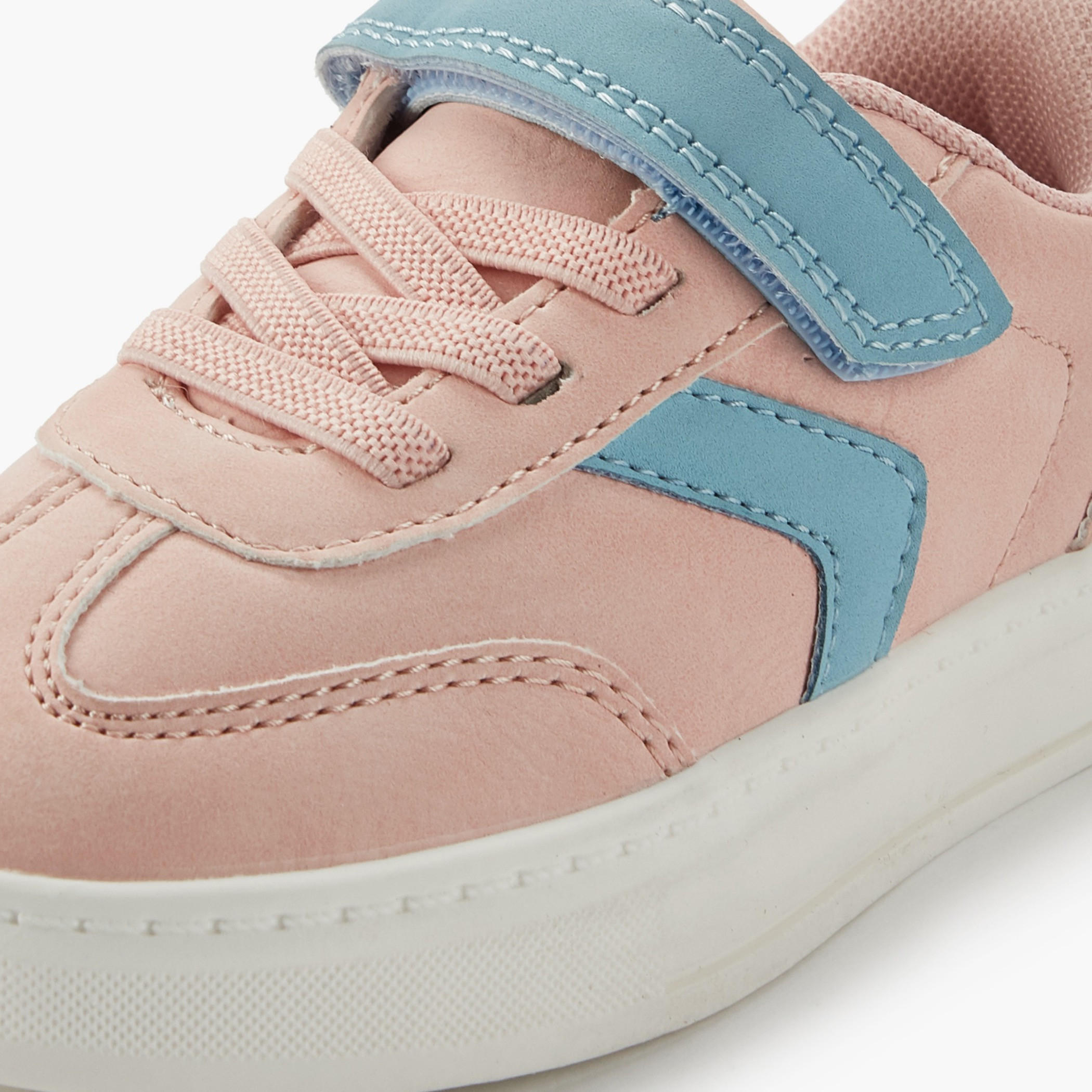 Juniors Girls Hook & Loop Ankle Sneakers-girls-shoes-sneakers-image-4