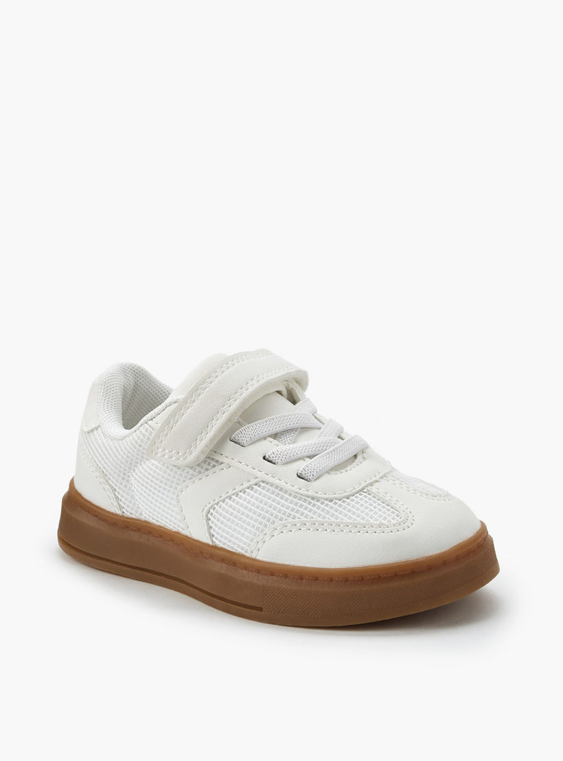 حذاء سنيكرز طول الكاحل بشريط إغلاق لاصق للبنات من جونيورز-girls-shoes-sneakers-image-2