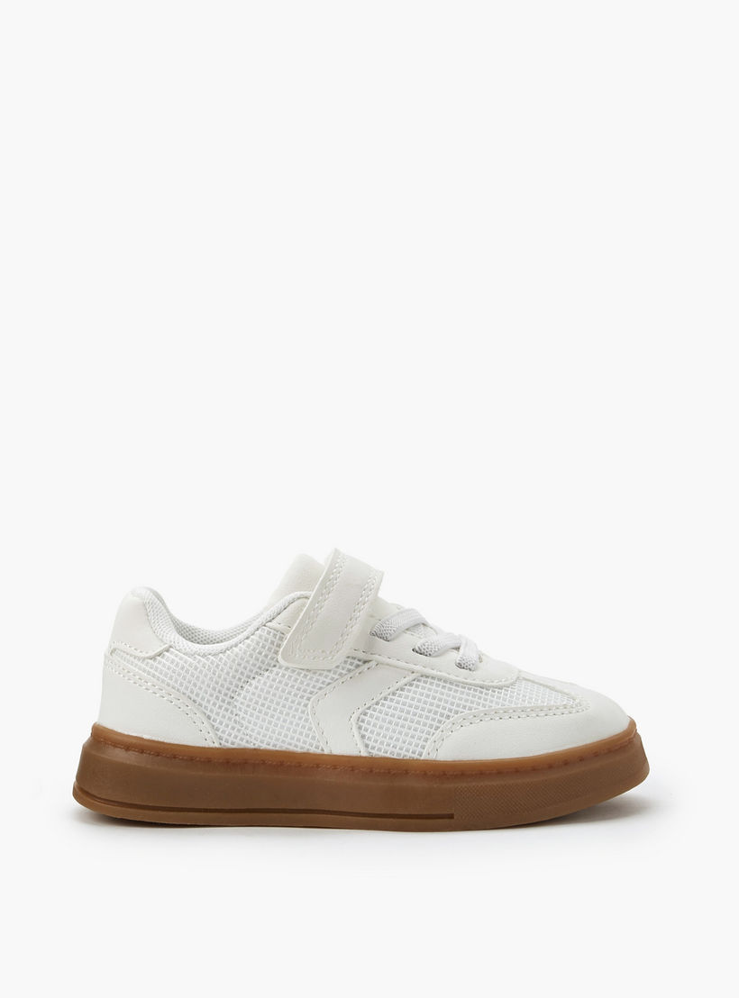 حذاء سنيكرز طول الكاحل بشريط إغلاق لاصق للبنات من جونيورز-girls-shoes-sneakers-image-3