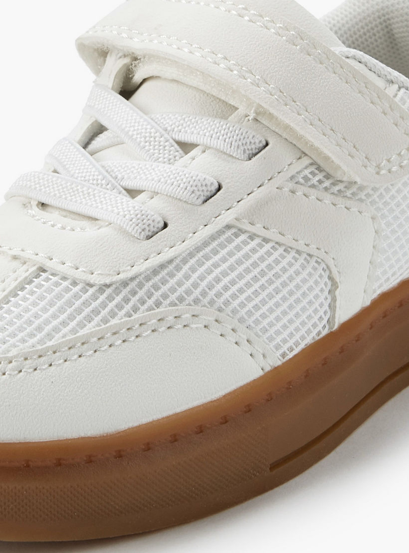حذاء سنيكرز طول الكاحل بشريط إغلاق لاصق للبنات من جونيورز-girls-shoes-sneakers-image-4