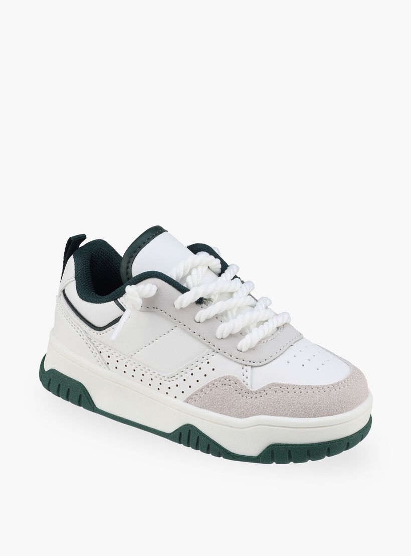 LBL by Shoexpress Boys Panelled Lace-Up Sneakers-boys-shoes-sneakers-image-2