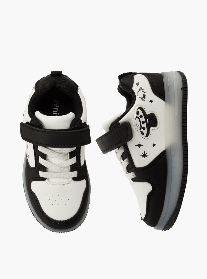 Juniors Boys Hook & Loop Light-Up Ankle Sneakers-boys-shoes-sneakers-image-1