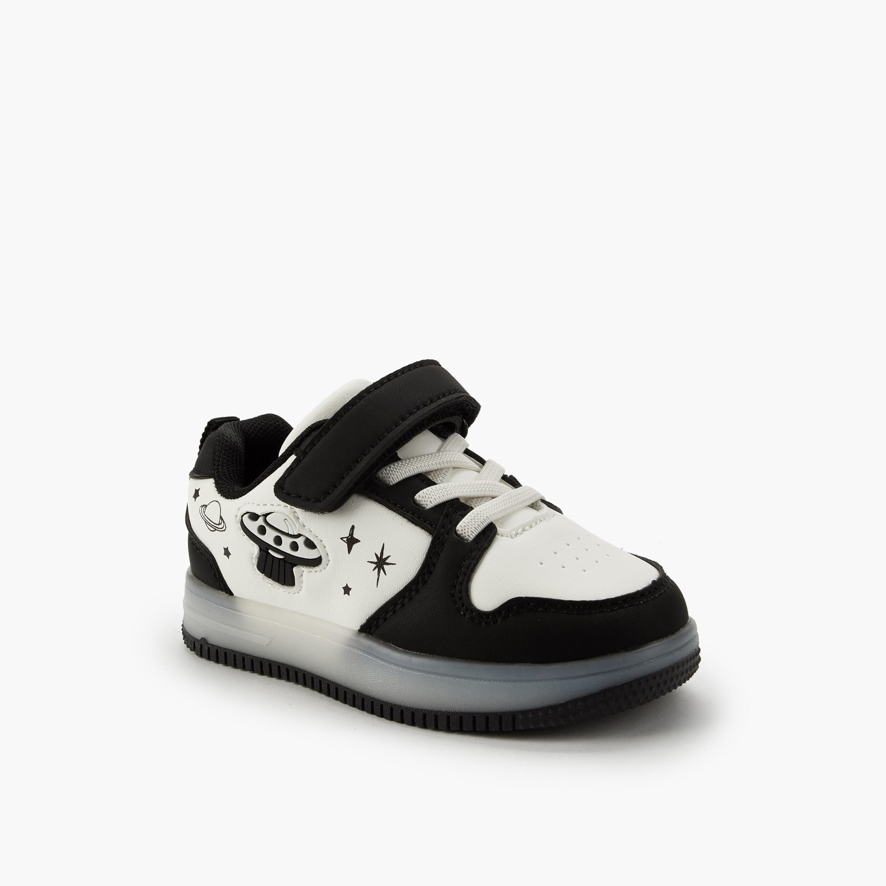 Juniors Boys Hook & Loop Light-Up Ankle Sneakers-boys-shoes-sneakers-image-2