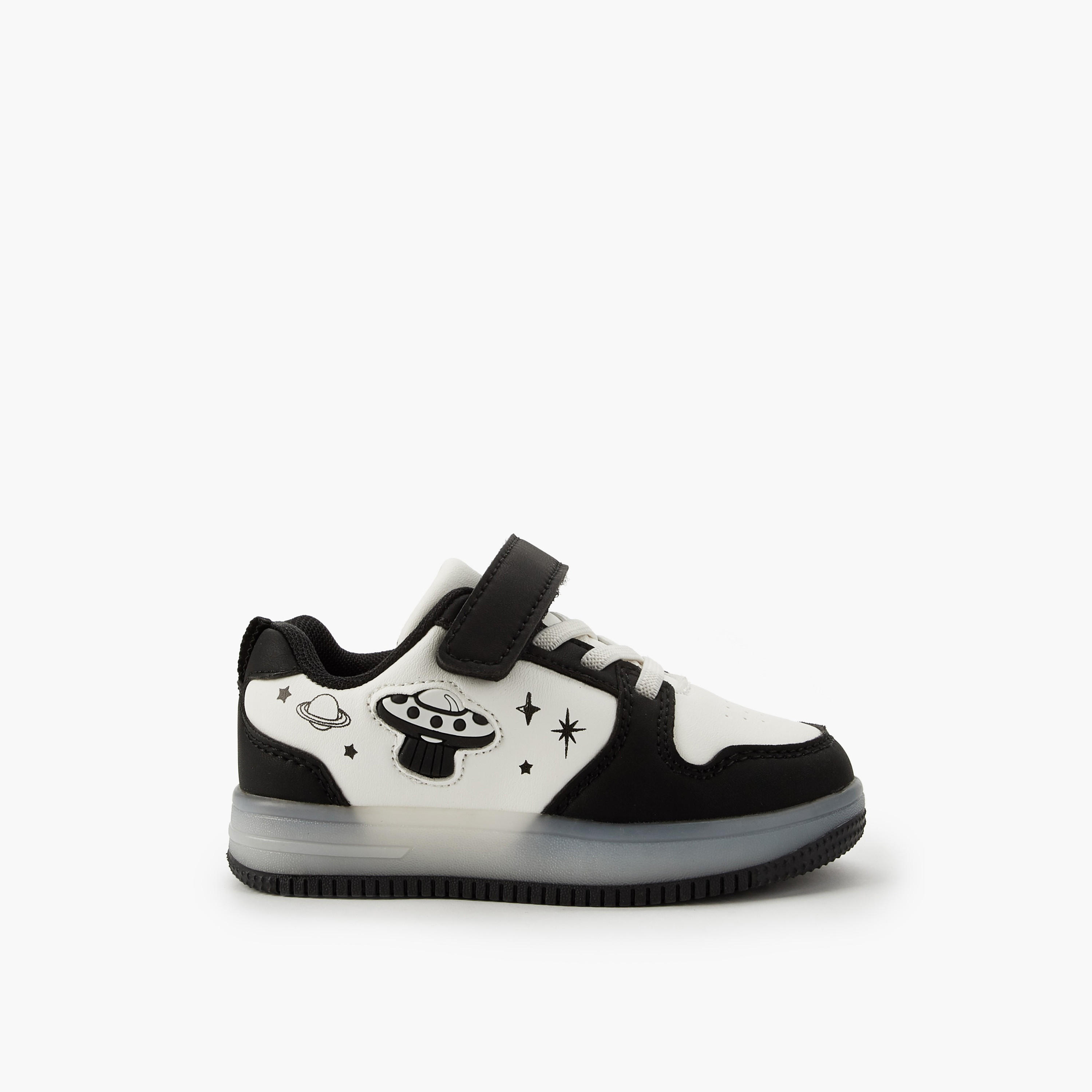 Juniors Boys Hook & Loop Light-Up Ankle Sneakers-boys-shoes-sneakers-image-3