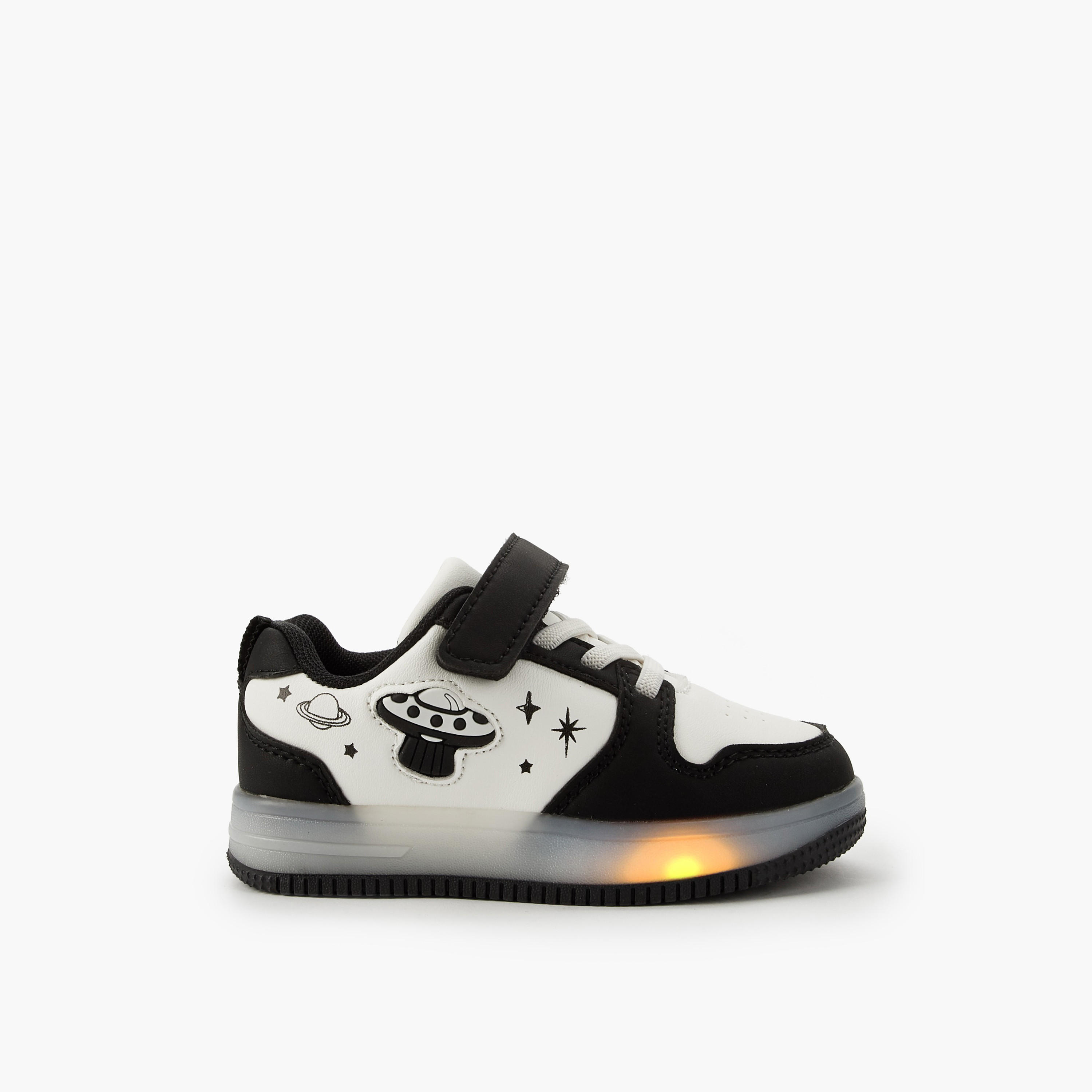Juniors Boys Hook & Loop Light-Up Ankle Sneakers-boys-shoes-sneakers-image-4