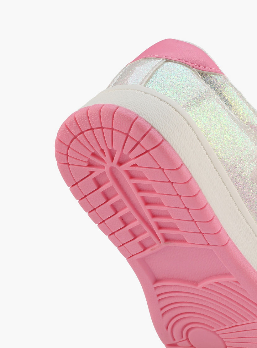 Flora Bella Girls Star Applique Hook & Loop Sneakers-girls-shoes-sneakers-image-5