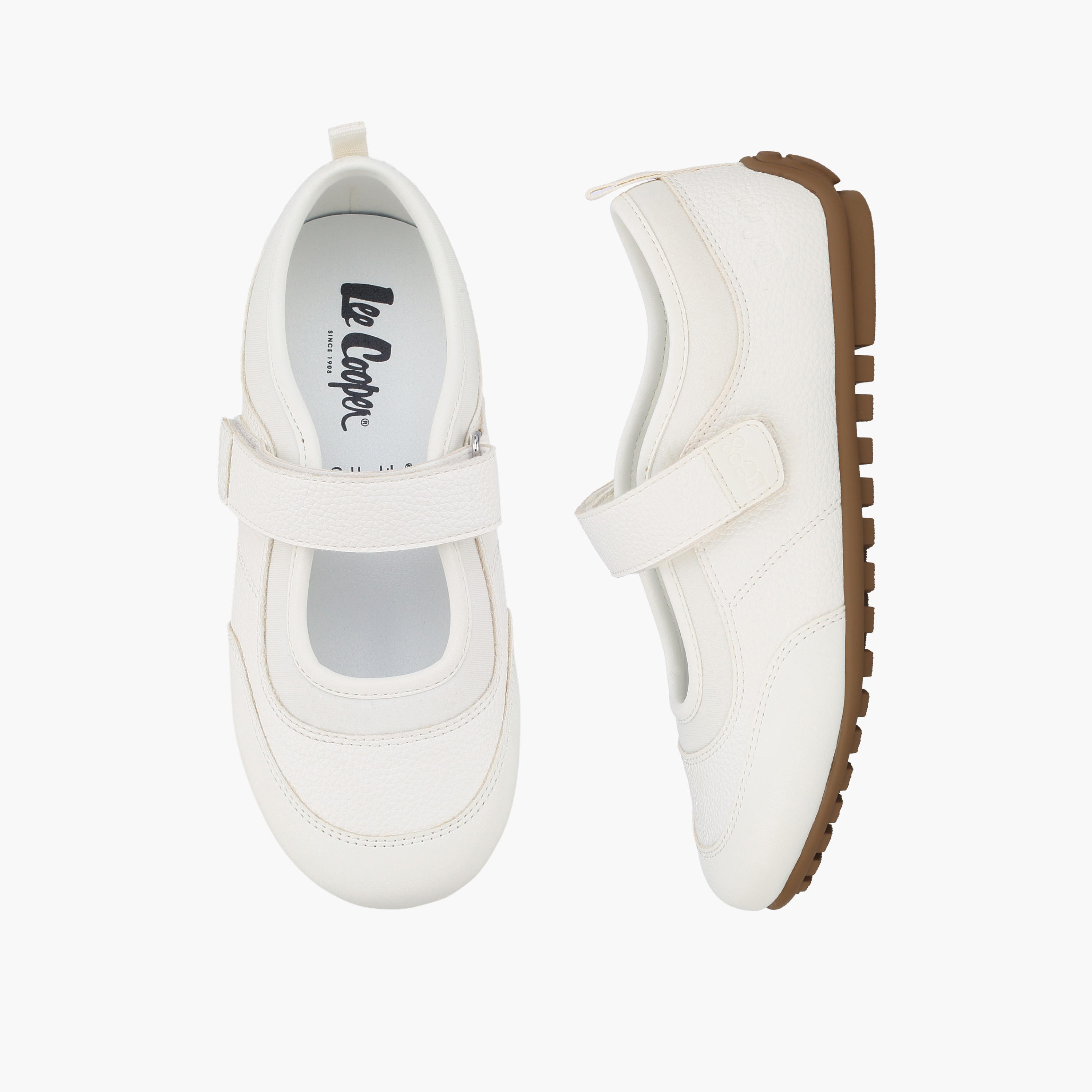 حذاء ماري جين سنيكرز بشريط إغلاق لاصق للبنات من لي كوبر-girls-shoes-sneakers-image-1