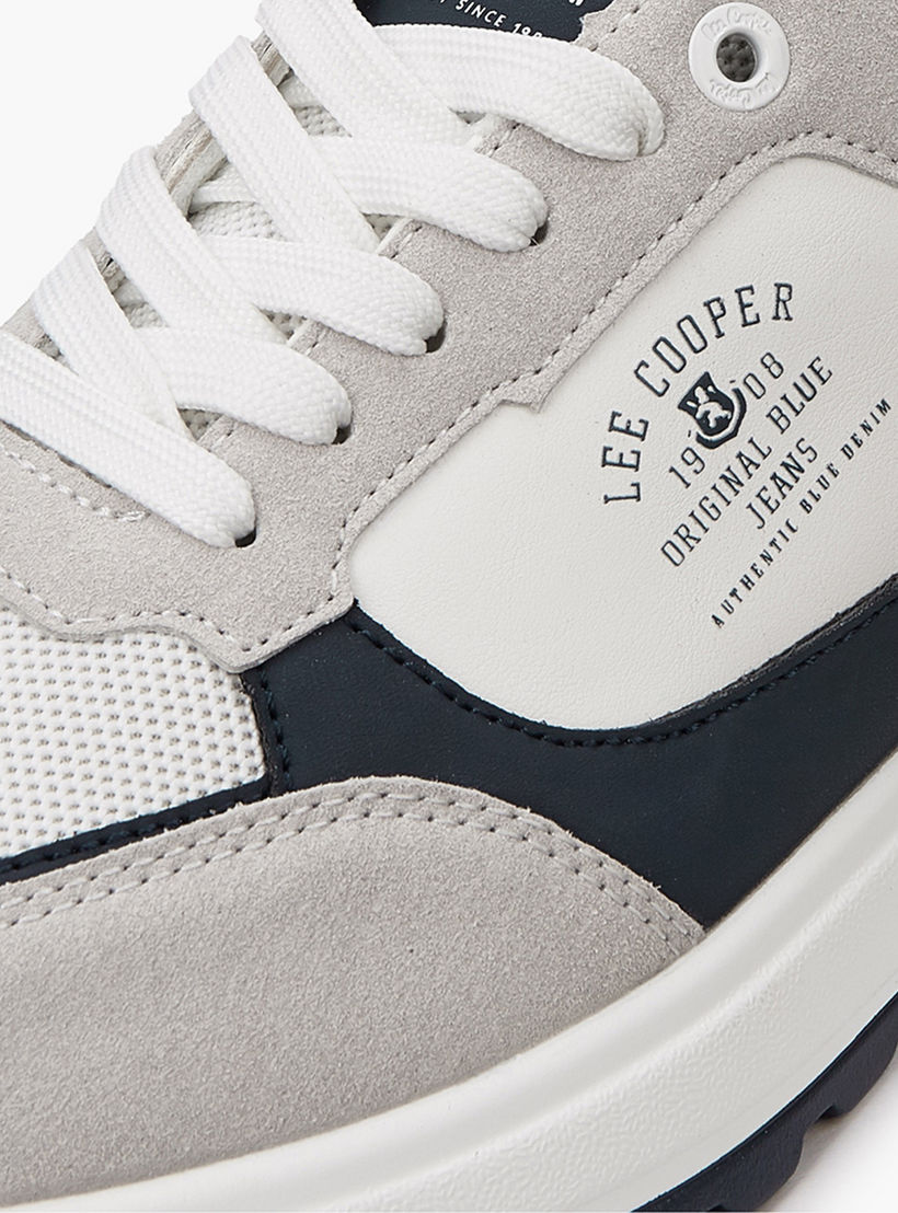 Lee Cooper Men's Panelled Lace-Up Ortholite Sneakers-men-shoes-sneakers-image-5