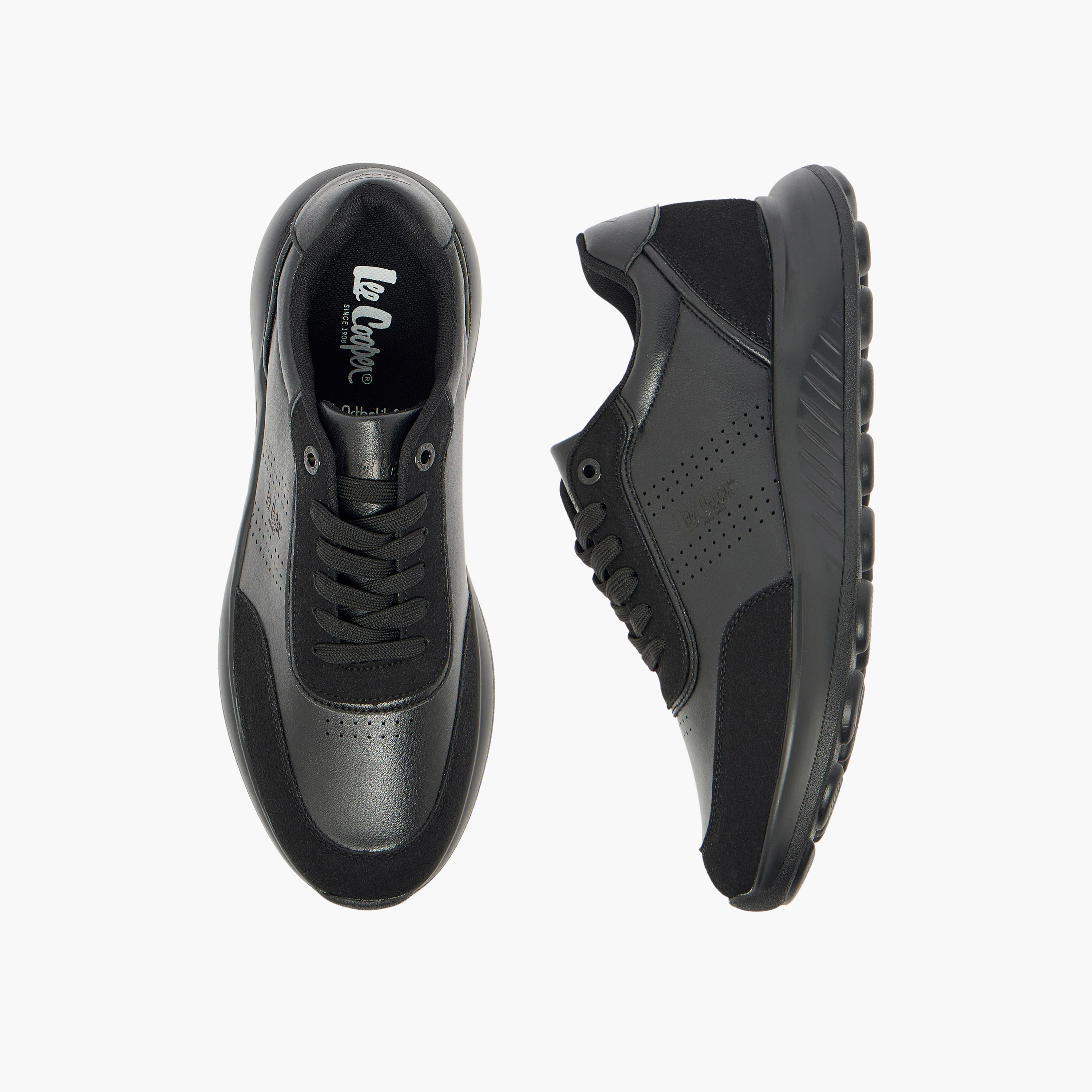 حذاء سنيكرز بطول الكاحل ورباط إغلاق للرجال من لي كوبر-men-shoes-sneakers-image-1