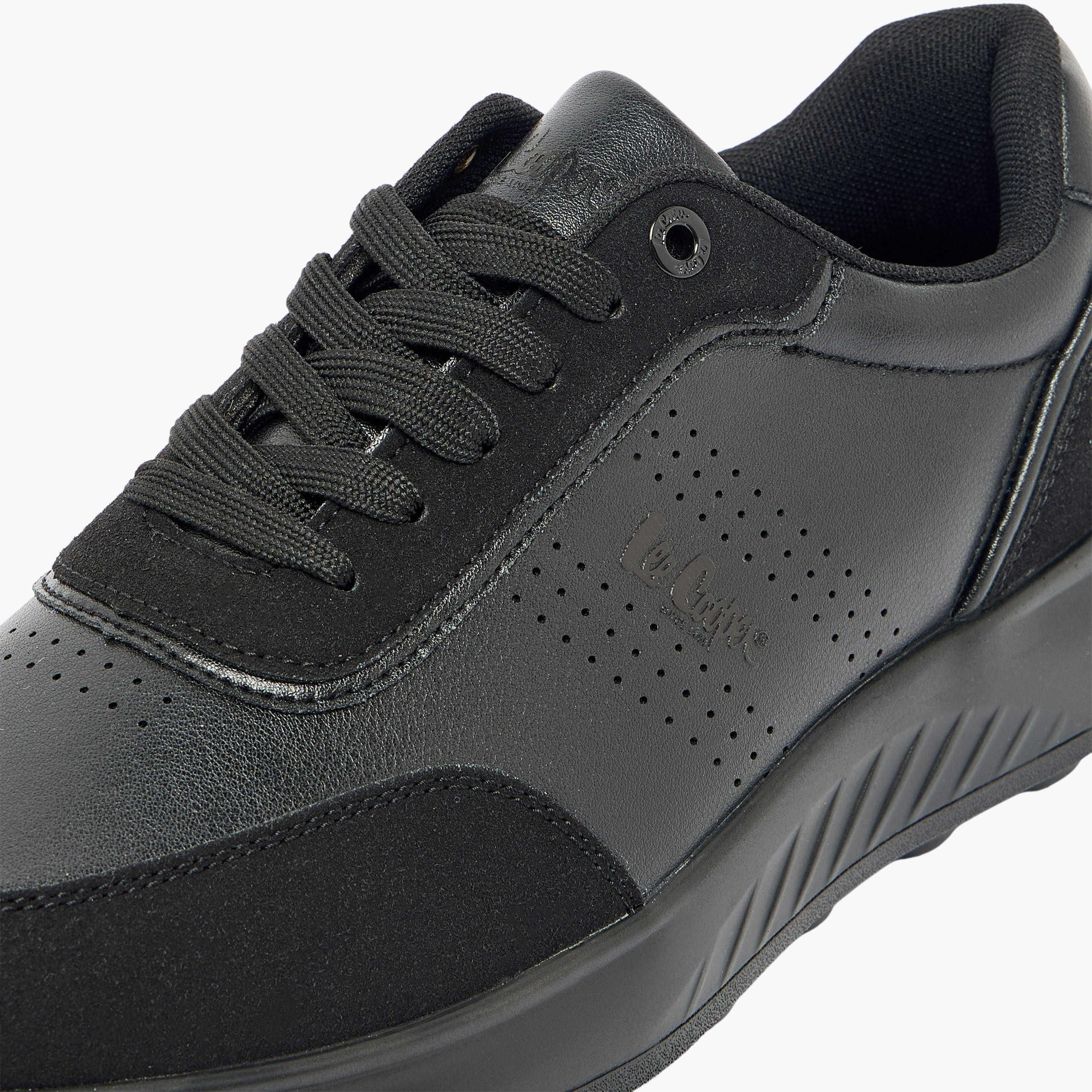 حذاء سنيكرز بطول الكاحل ورباط إغلاق للرجال من لي كوبر-men-shoes-sneakers-image-7