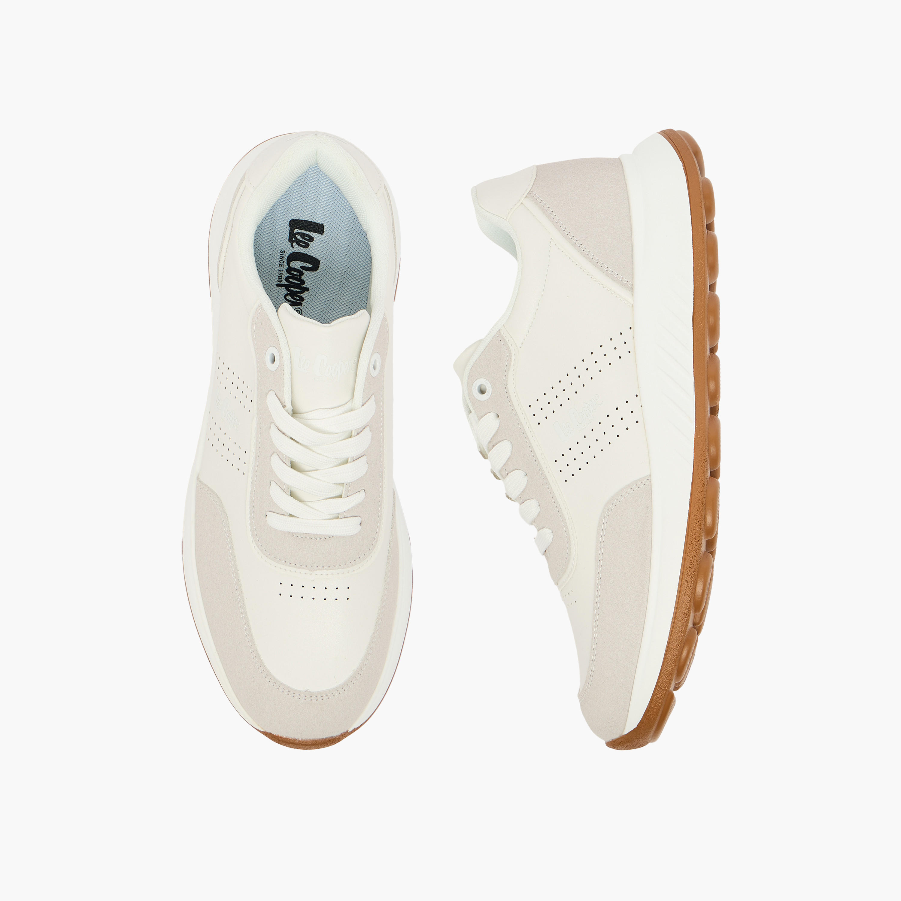 حذاء سنيكرز بطول الكاحل ورباط إغلاق للرجال من لي كوبر-men-shoes-sneakers-image-1
