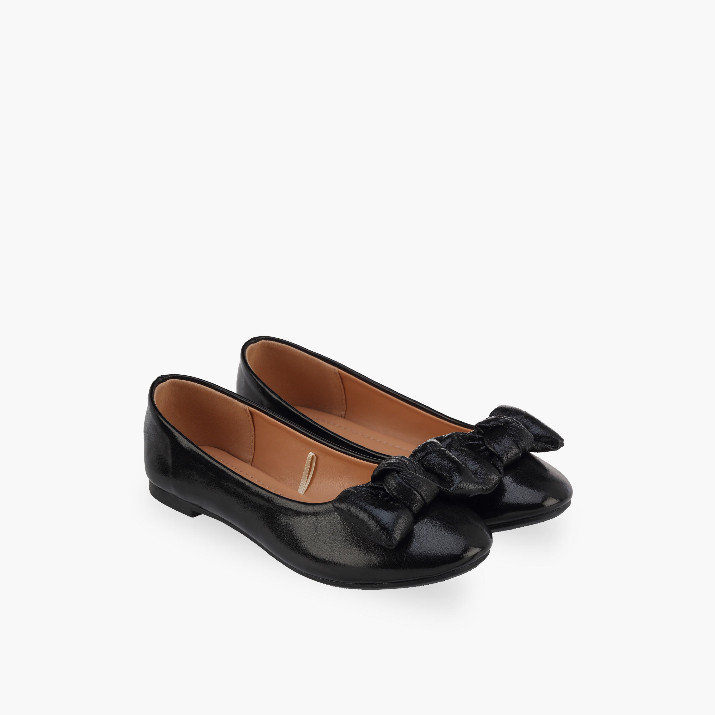 Flora Bella Girls Bow Accent Ballerina Shoes-girls-shoes-ballerinas-image-1