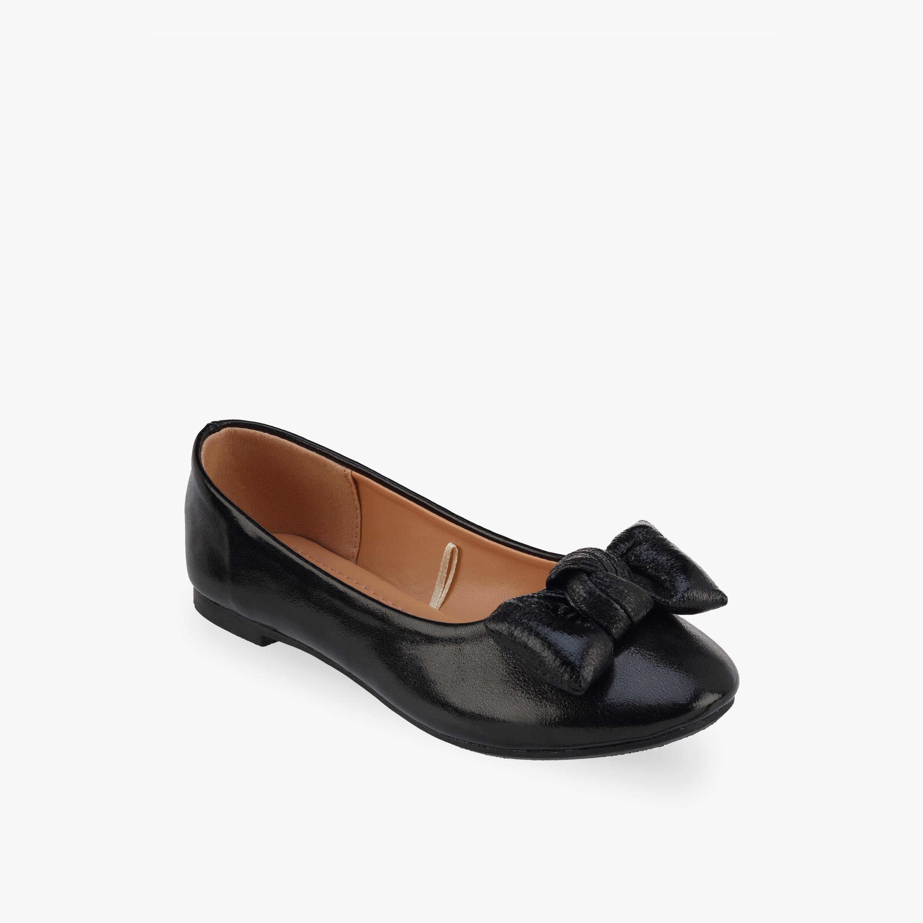 Flora Bella Girls Bow Accent Ballerina Shoes-girls-shoes-ballerinas-image-2