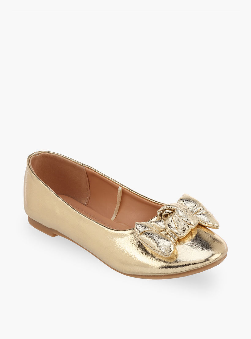 Flora Bella Girls Bow Accent Ballerina Shoes-girls-shoes-ballerinas-image-2