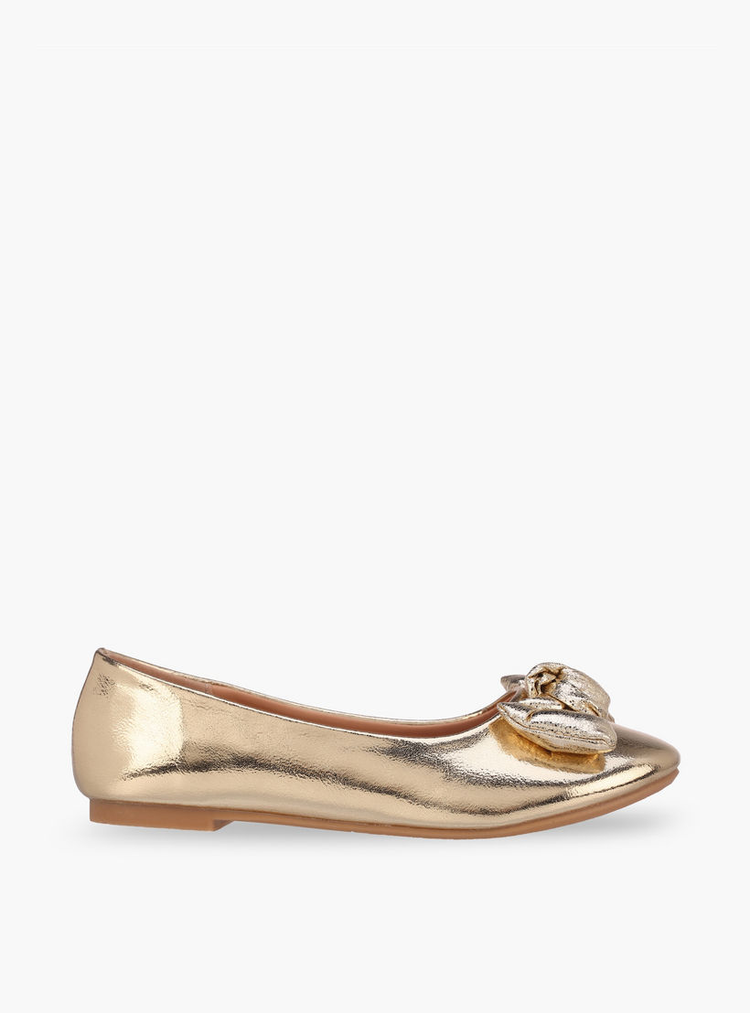 Flora Bella Girls Bow Accent Ballerina Shoes-girls-shoes-ballerinas-image-3