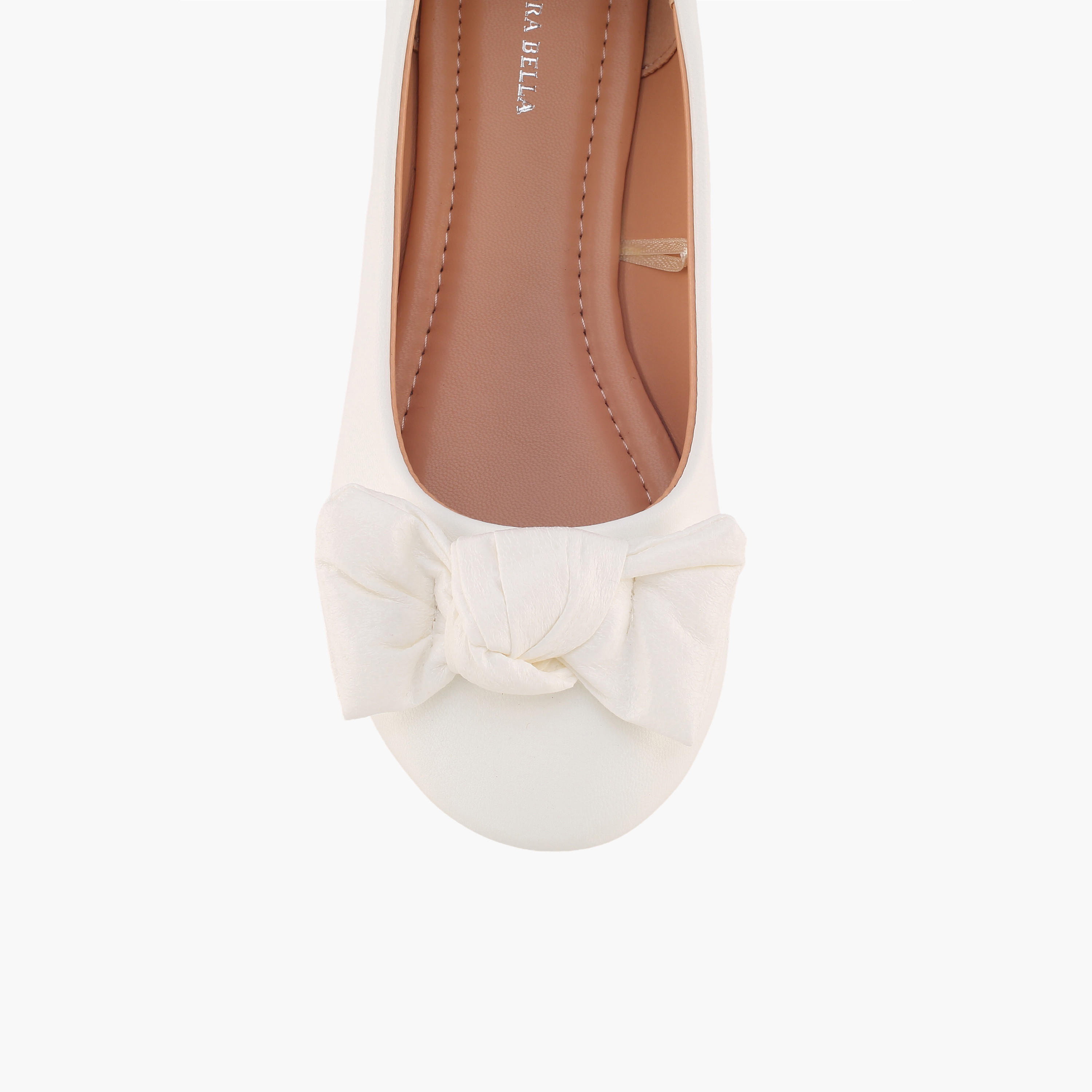 حذاء باليرينا بزينة فيونكة للبنات من فلورا بيلا-girls-shoes-ballerinas-image-4