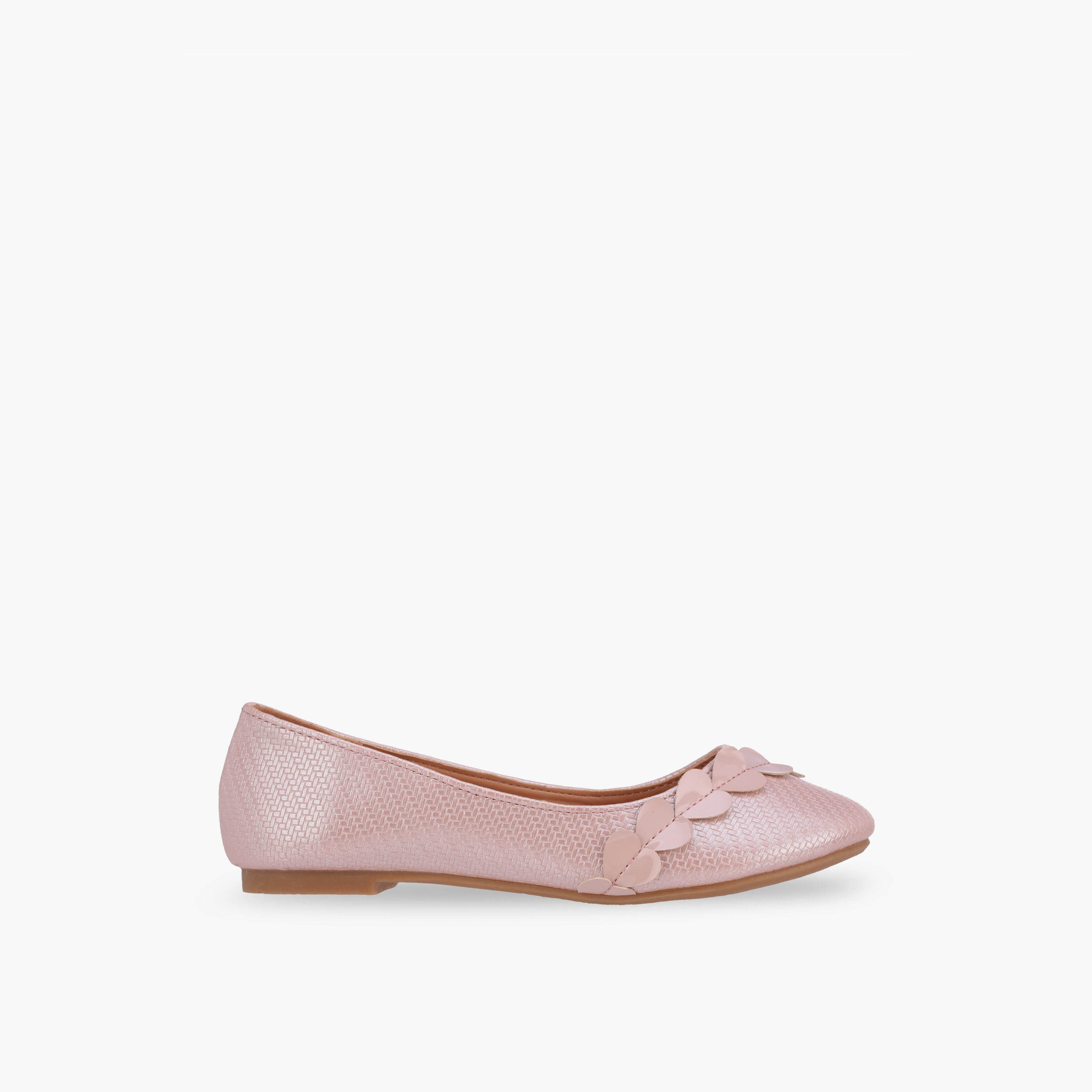 Flora Bella Girls Applique Detail Ballerina Shoes-girls-shoes-ballerinas-image-3
