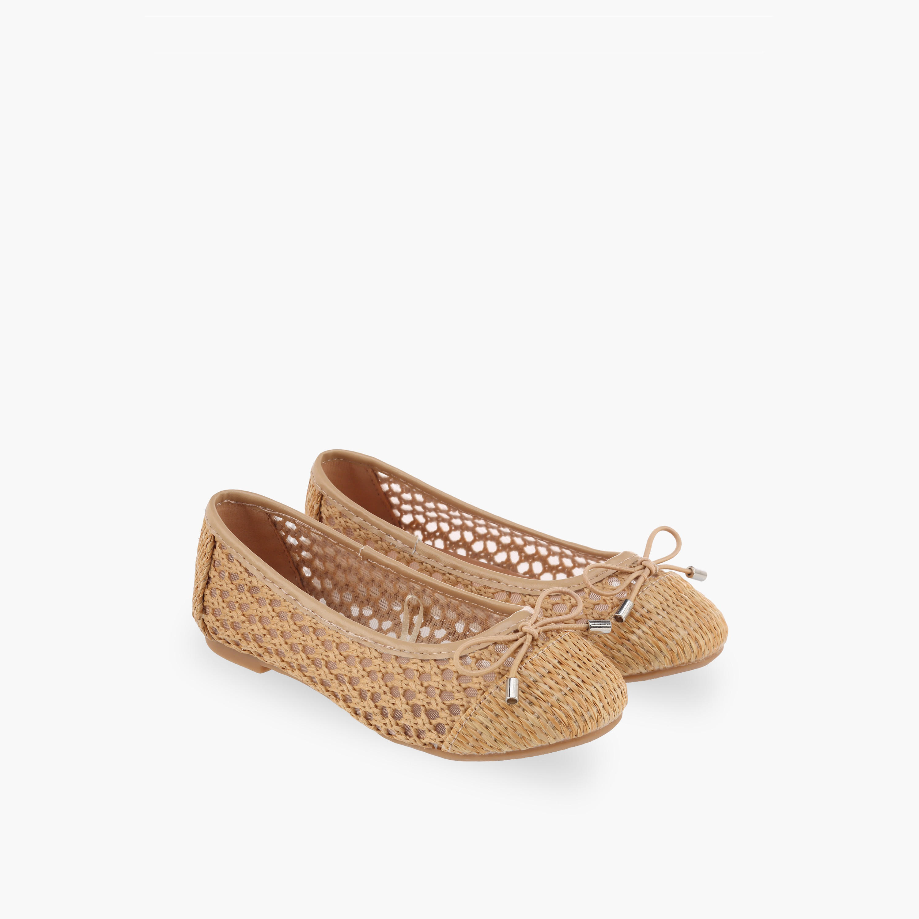 Flora Bella Girls Bow Accent Ballerina Shoes-girls-shoes-ballerinas-image-1