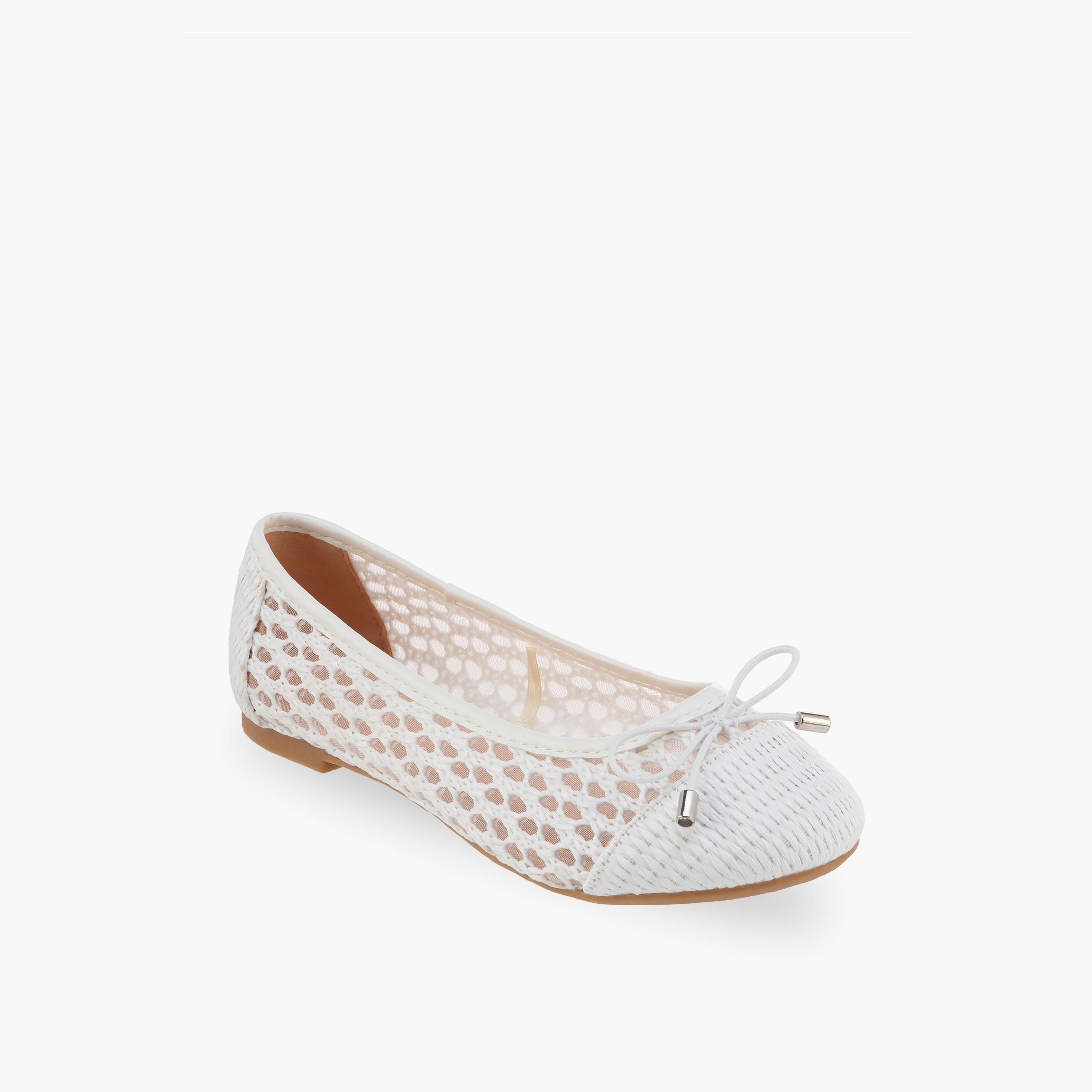 Flora Bella Girls Bow Accent Ballerina Shoes-girls-shoes-ballerinas-image-2