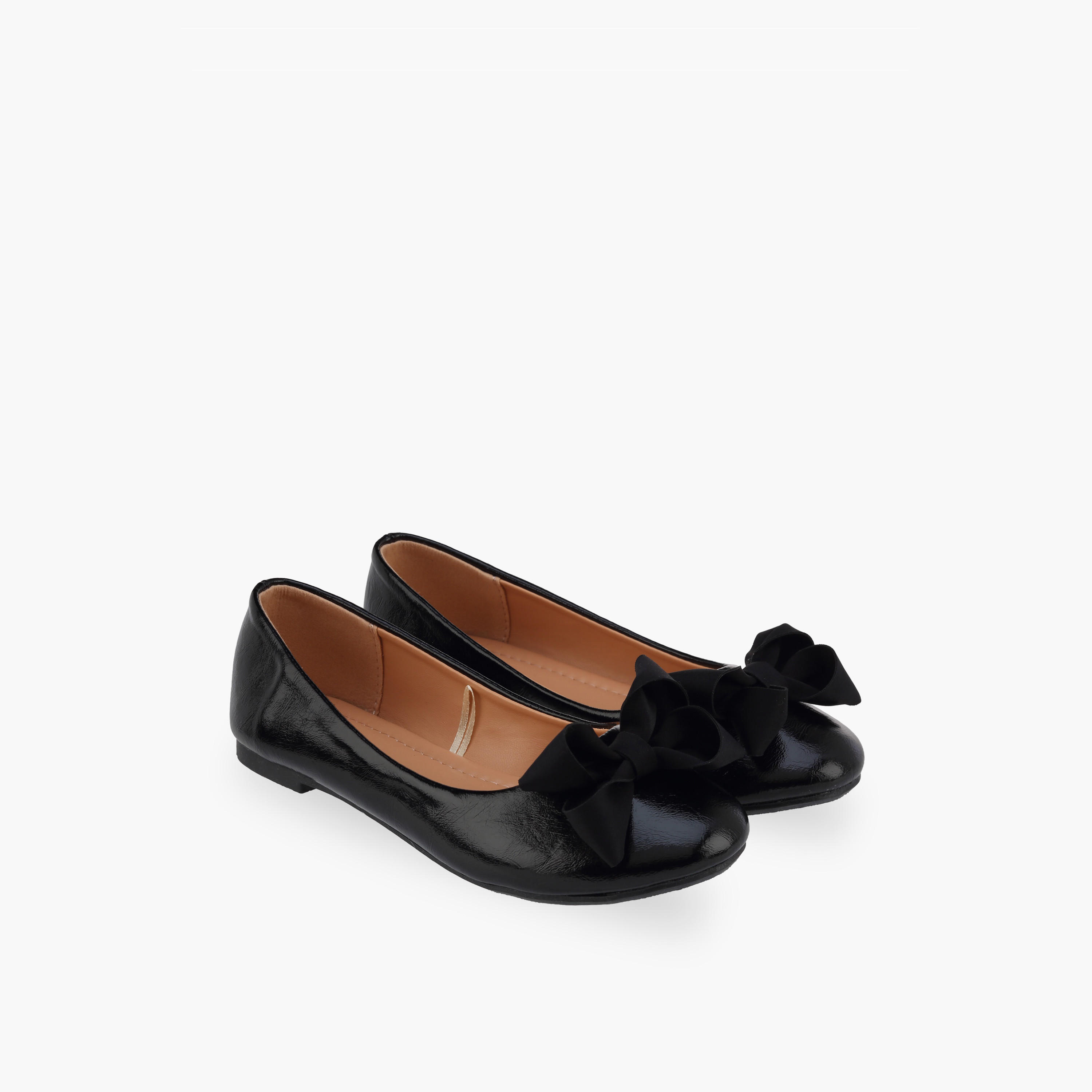 Flora Bella Girls Bow Accent Ballerina Shoes-girls-shoes-ballerinas-image-1