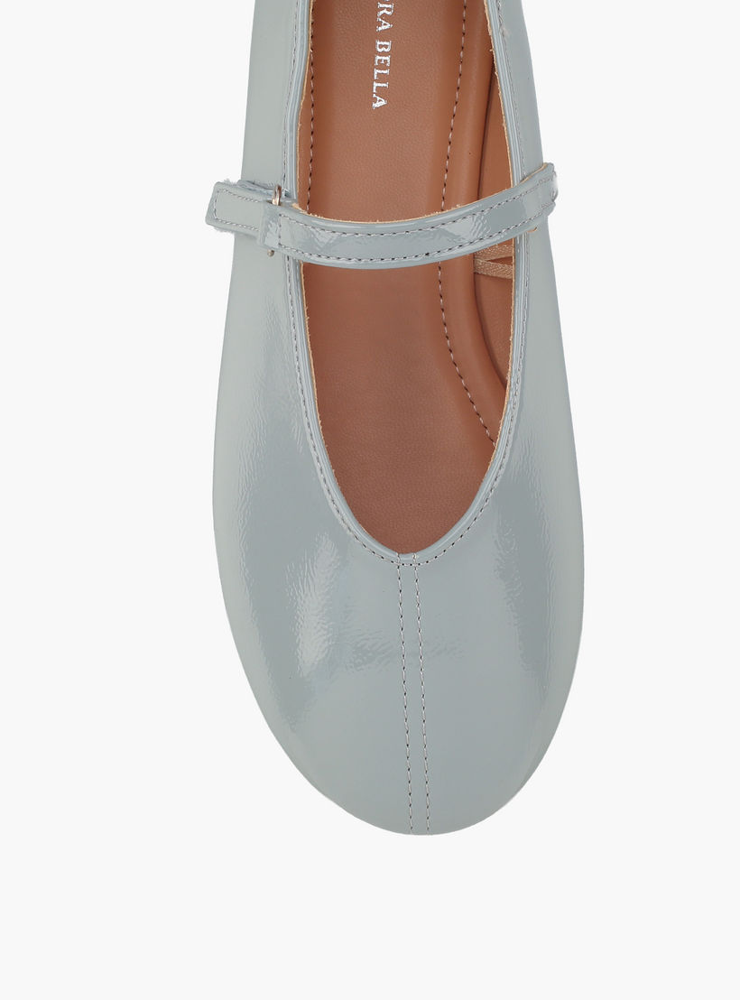 حذاء ماري جين للفتيات بشريط لاصق من فلورا بيلا-girls-shoes-ballerinas-image-4