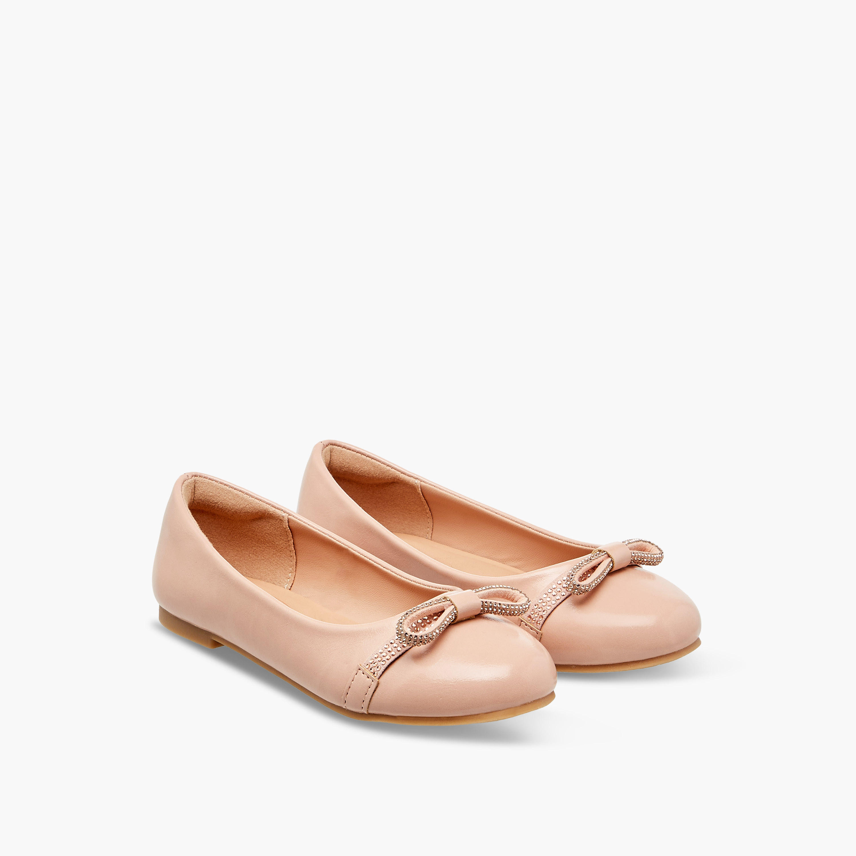 حذاء باليرينا مزين بفيونكة من ليتل ميسي-girls-shoes-ballerinas-image-1