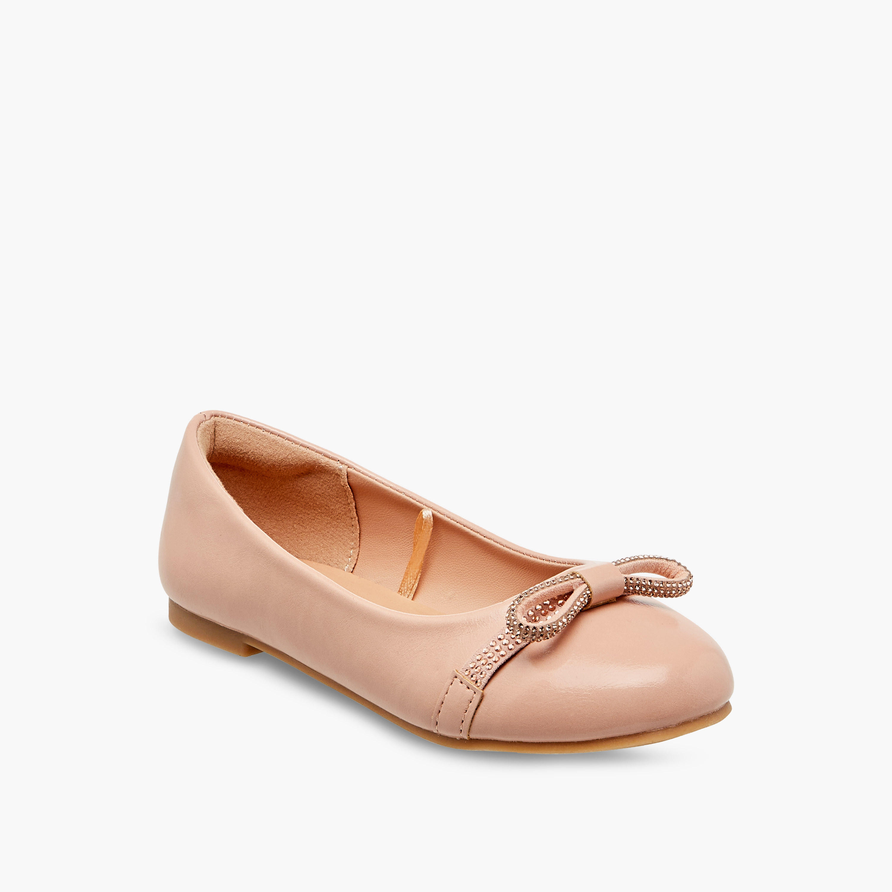 حذاء باليرينا مزين بفيونكة من ليتل ميسي-girls-shoes-ballerinas-image-2