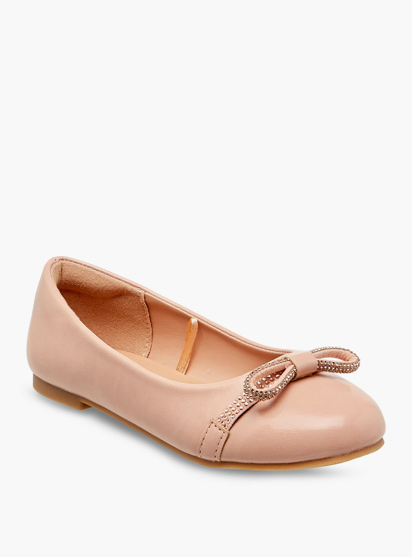 حذاء باليرينا مزين بفيونكة من ليتل ميسي-girls-shoes-ballerinas-image-2