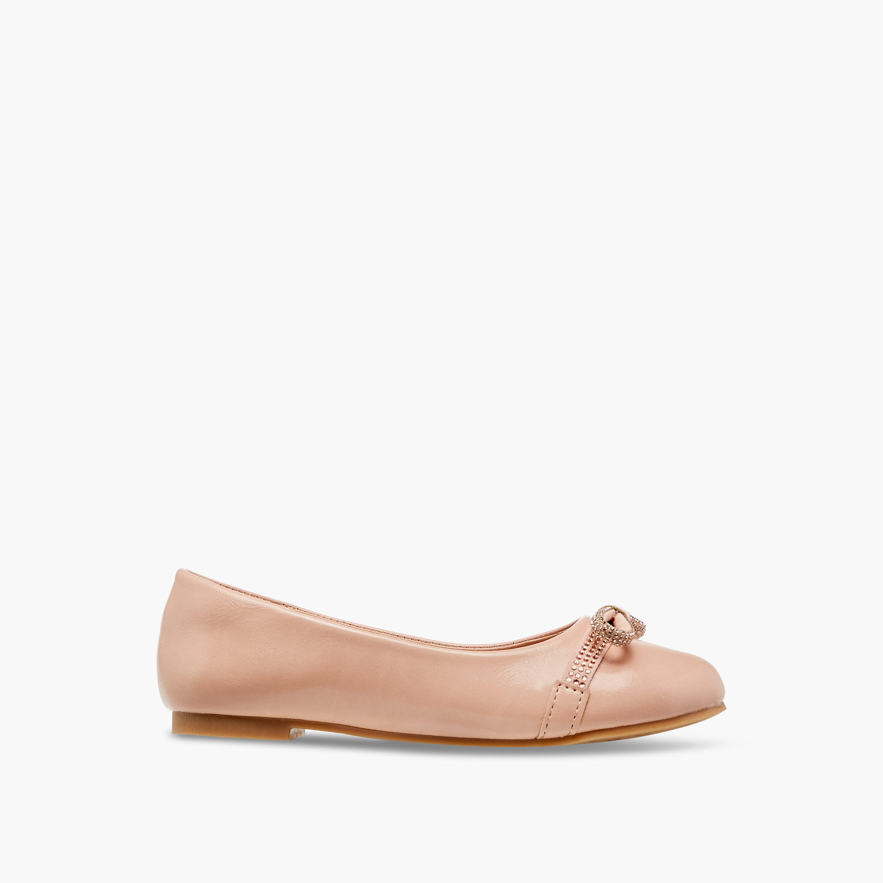 حذاء باليرينا مزين بفيونكة من ليتل ميسي-girls-shoes-ballerinas-image-3
