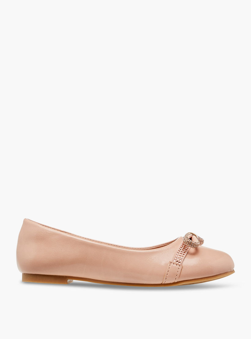 حذاء باليرينا مزين بفيونكة من ليتل ميسي-girls-shoes-ballerinas-image-3
