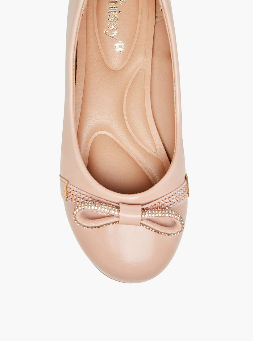 حذاء باليرينا مزين بفيونكة من ليتل ميسي-girls-shoes-ballerinas-image-4