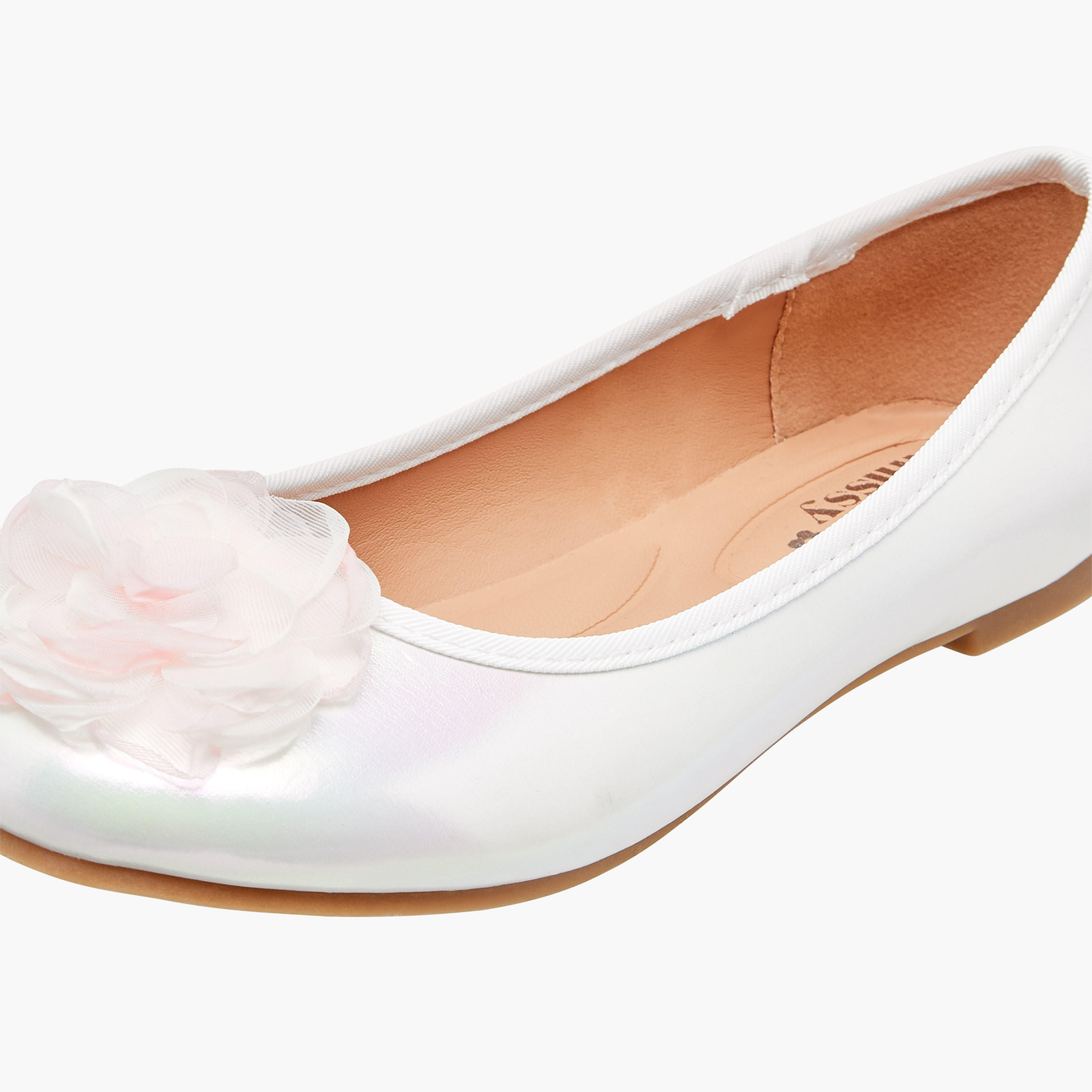 حذاء باليرينا سهل الارتداء بزخارف زهرية من ليتل ميسي-girls-shoes-ballerinas-image-6