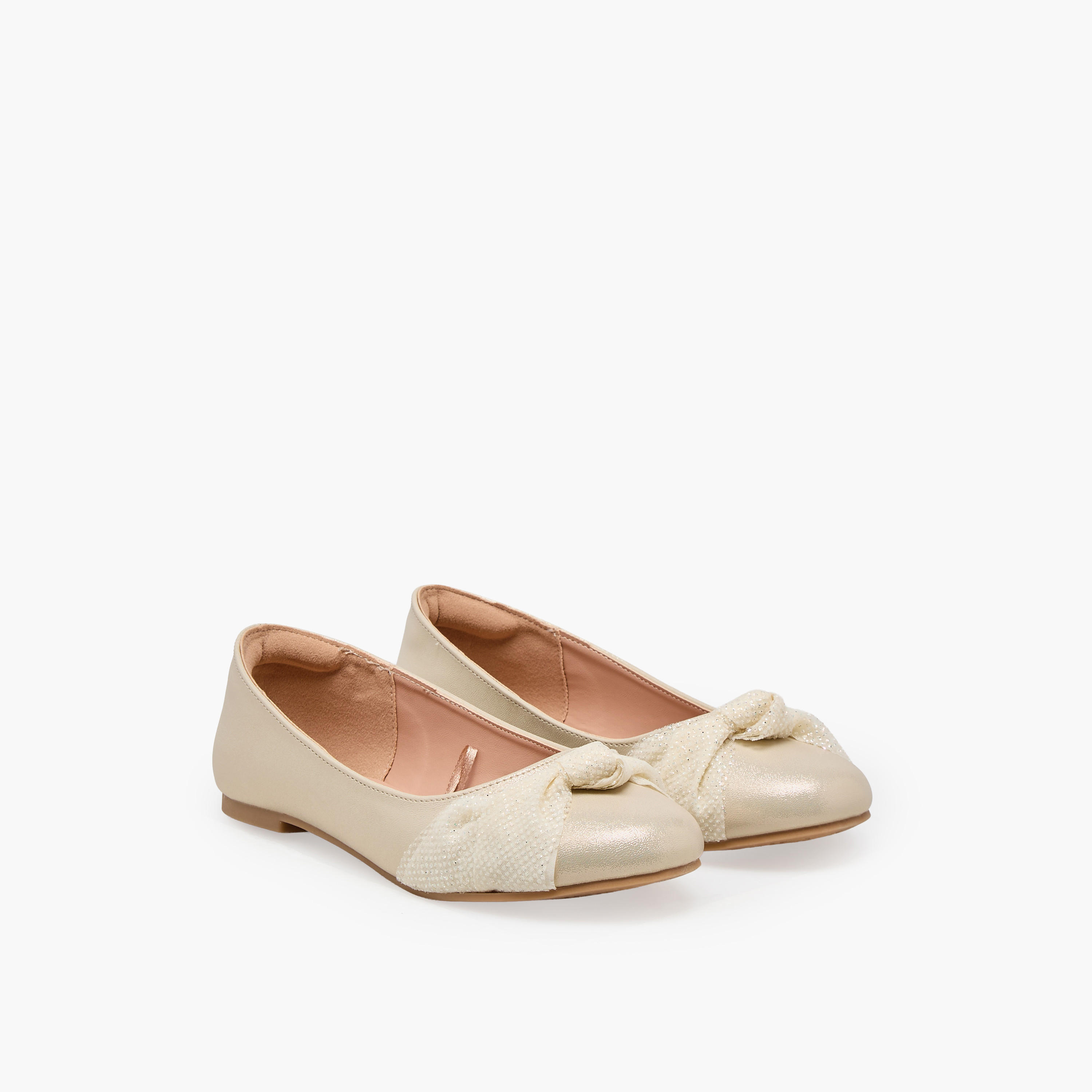 حذاء باليرينا سهل الارتداء للبنات من ليتل ميسي-girls-shoes-ballerinas-image-1