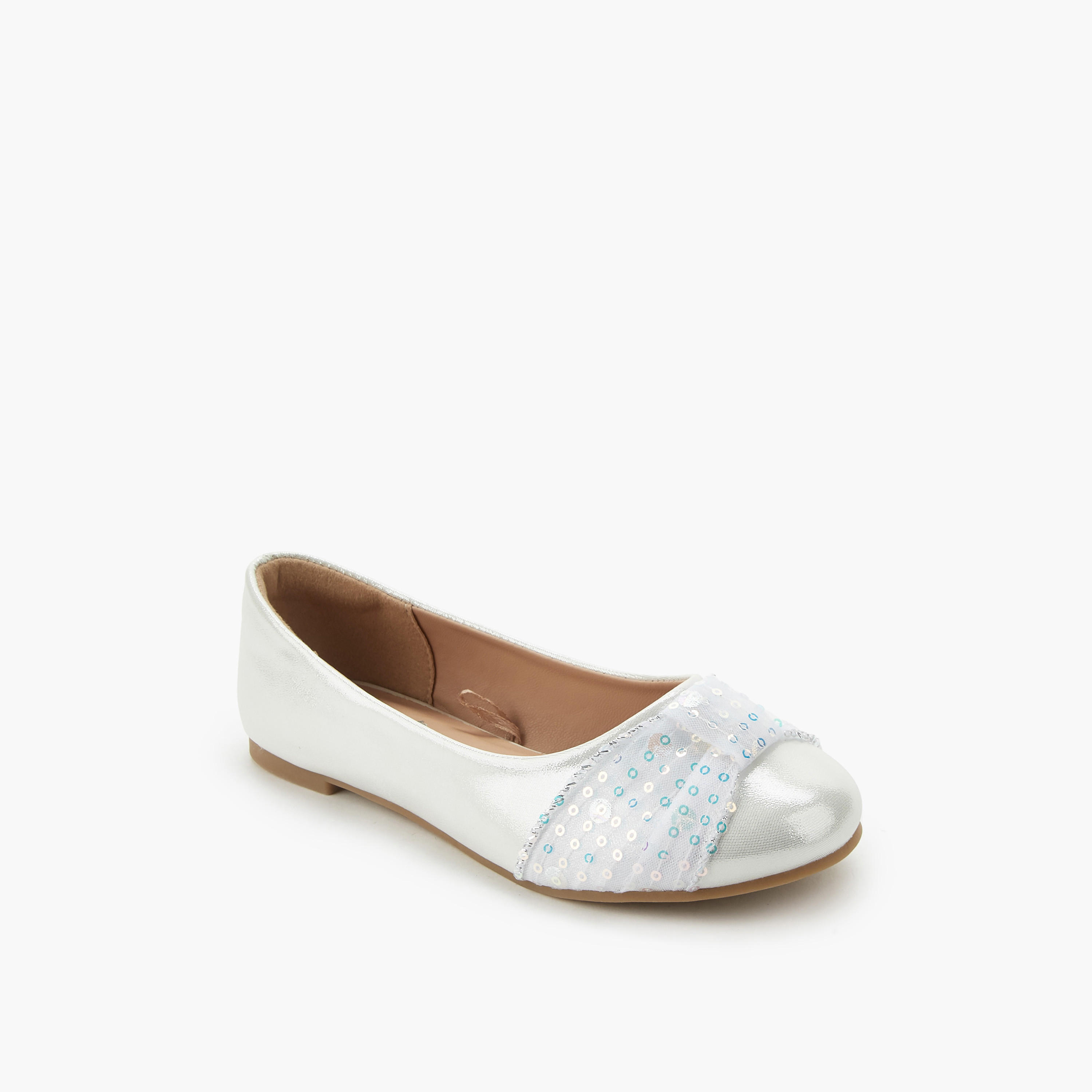 حذاء باليرينا سهل الارتداء للبنات من ليتل ميسي-girls-shoes-ballerinas-image-1