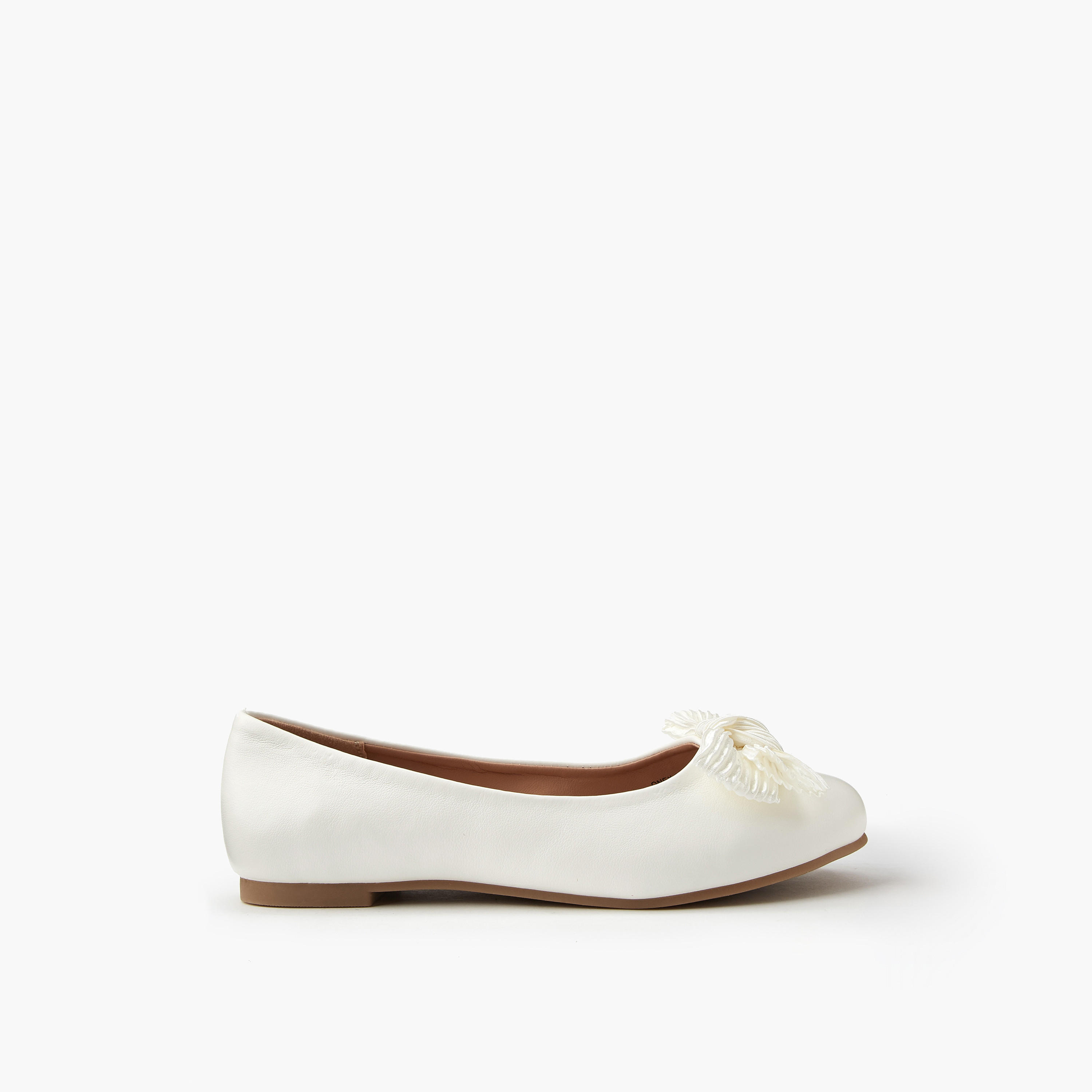 حذاء باليرينا بتفاصيل فيونكة للبنات من ليتل ميسي-girls-shoes-ballerinas-image-2