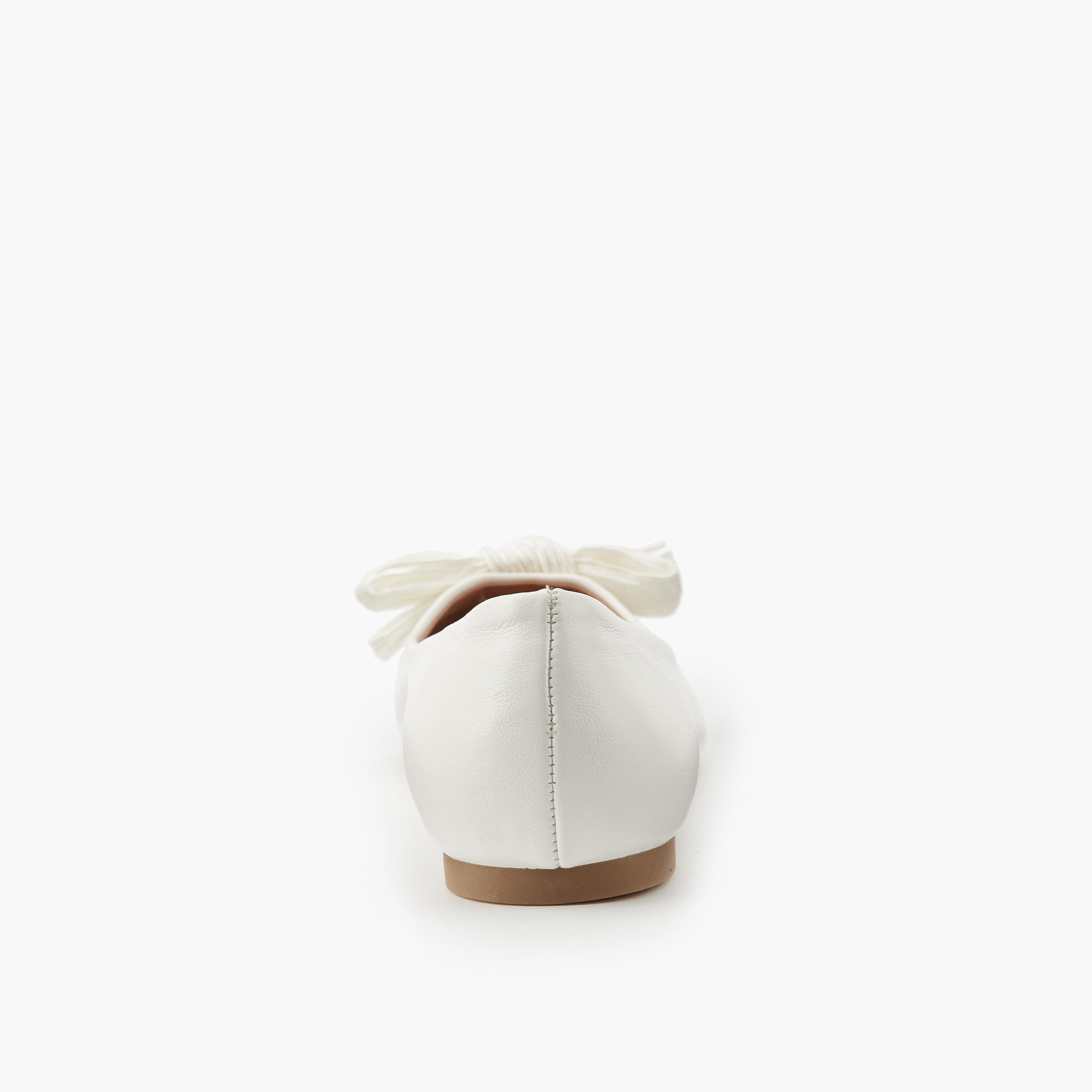 حذاء باليرينا بتفاصيل فيونكة للبنات من ليتل ميسي-girls-shoes-ballerinas-image-5
