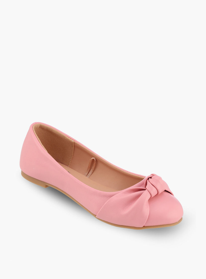 حذاء باليرينا بعقدة للبنات من ليتل ميسي-girls-shoes-ballerinas-image-2