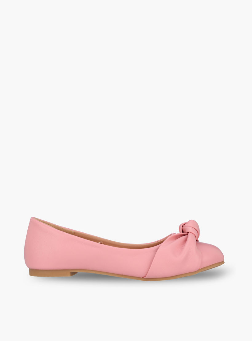 حذاء باليرينا بعقدة للبنات من ليتل ميسي-girls-shoes-ballerinas-image-3