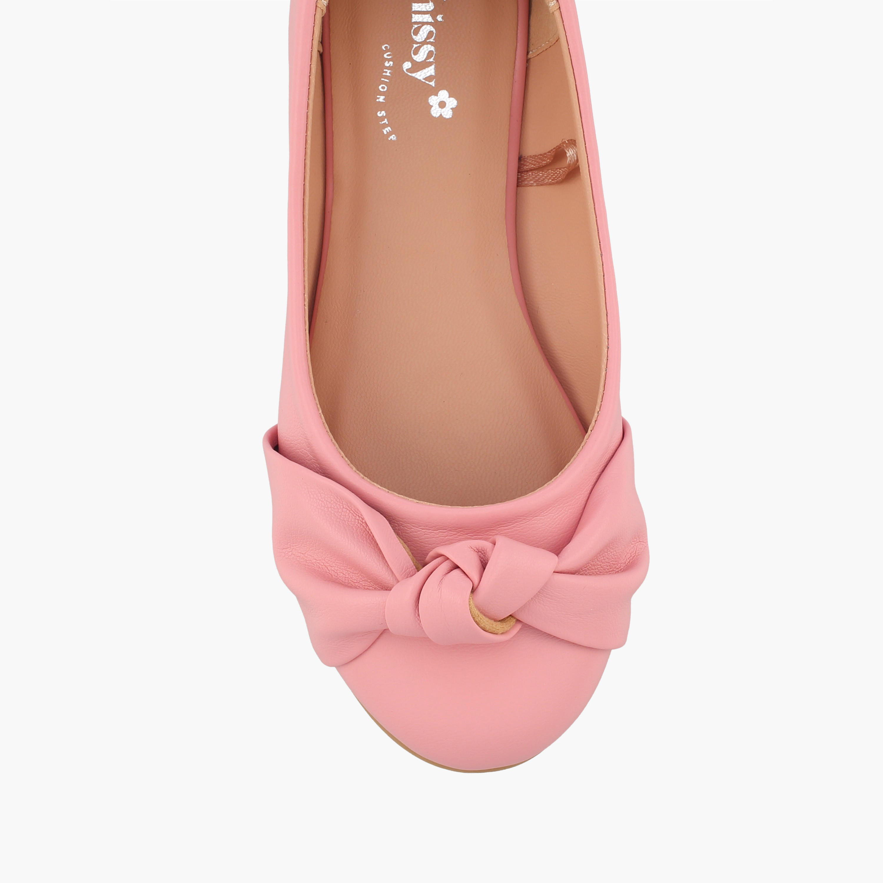 حذاء باليرينا بعقدة للبنات من ليتل ميسي-girls-shoes-ballerinas-image-4