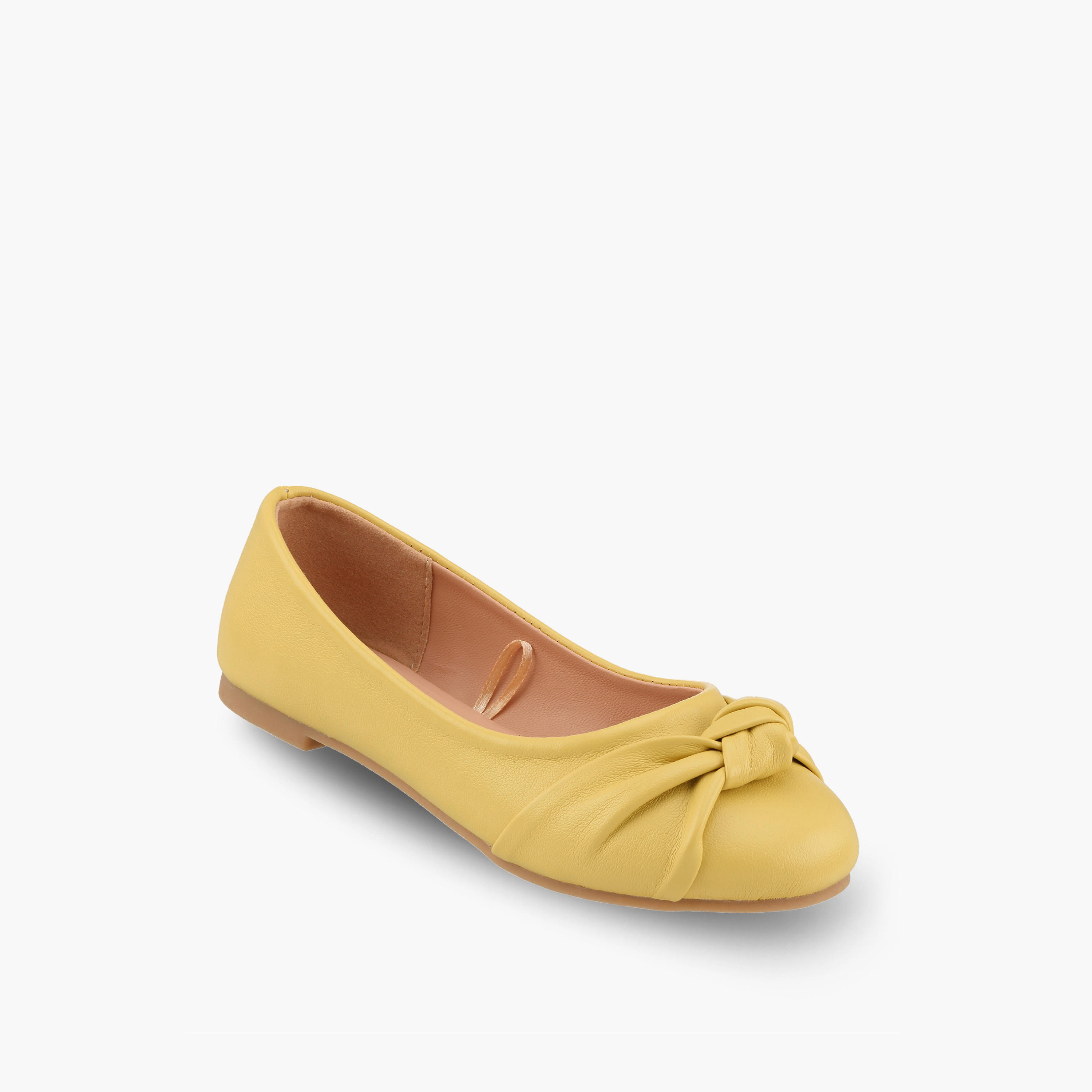 Little Missy Girls Knotted Ballerina Shoes-girls-shoes-ballerinas-image-2