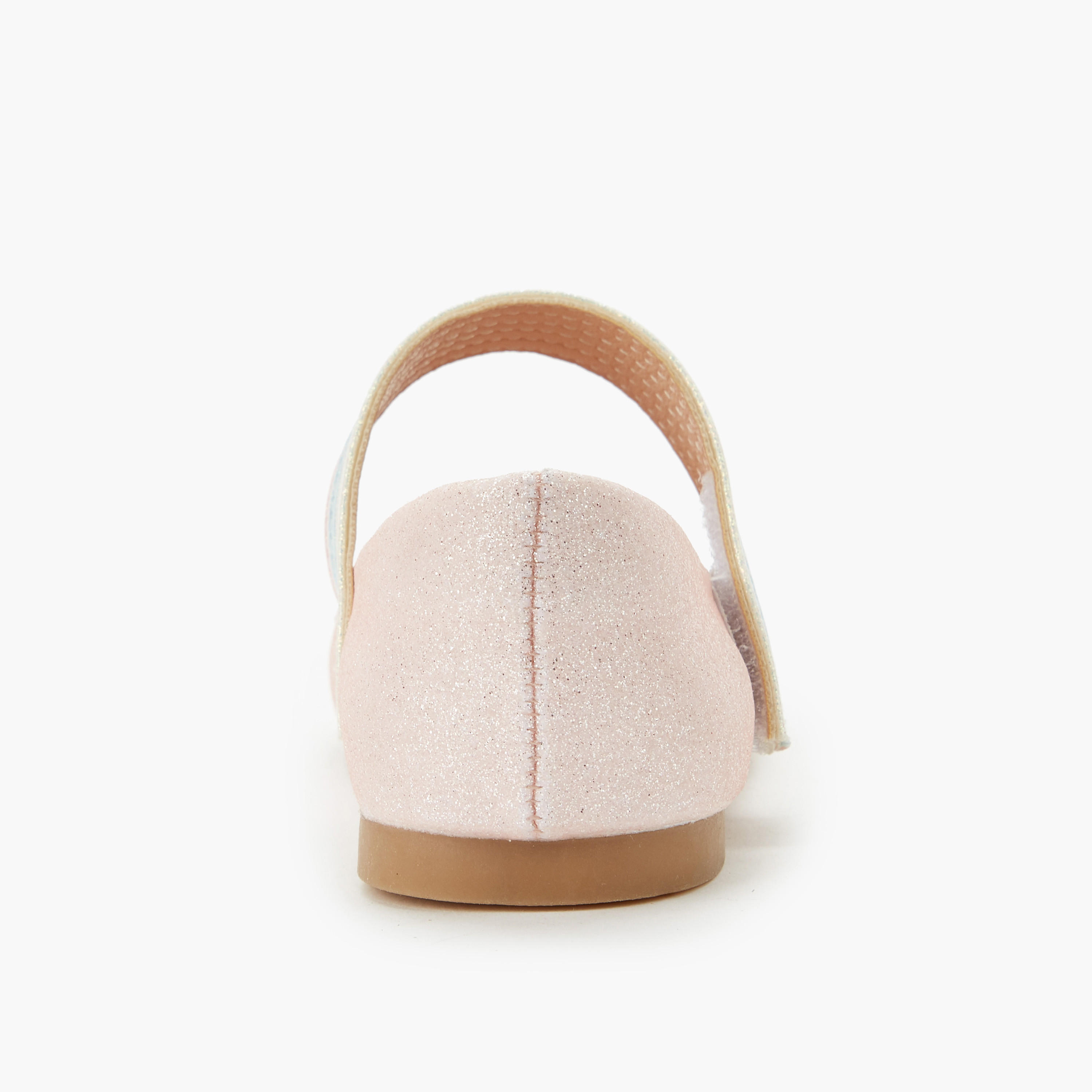 Juniors Girls Hook and Loop Ballerina Shoes-girls-shoes-ballerinas-image-4