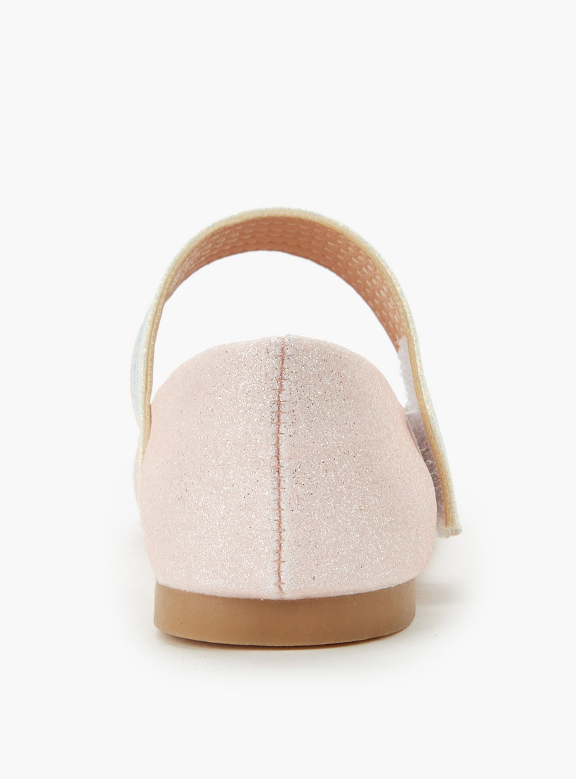 Juniors Girls Hook and Loop Ballerina Shoes-girls-shoes-ballerinas-image-4